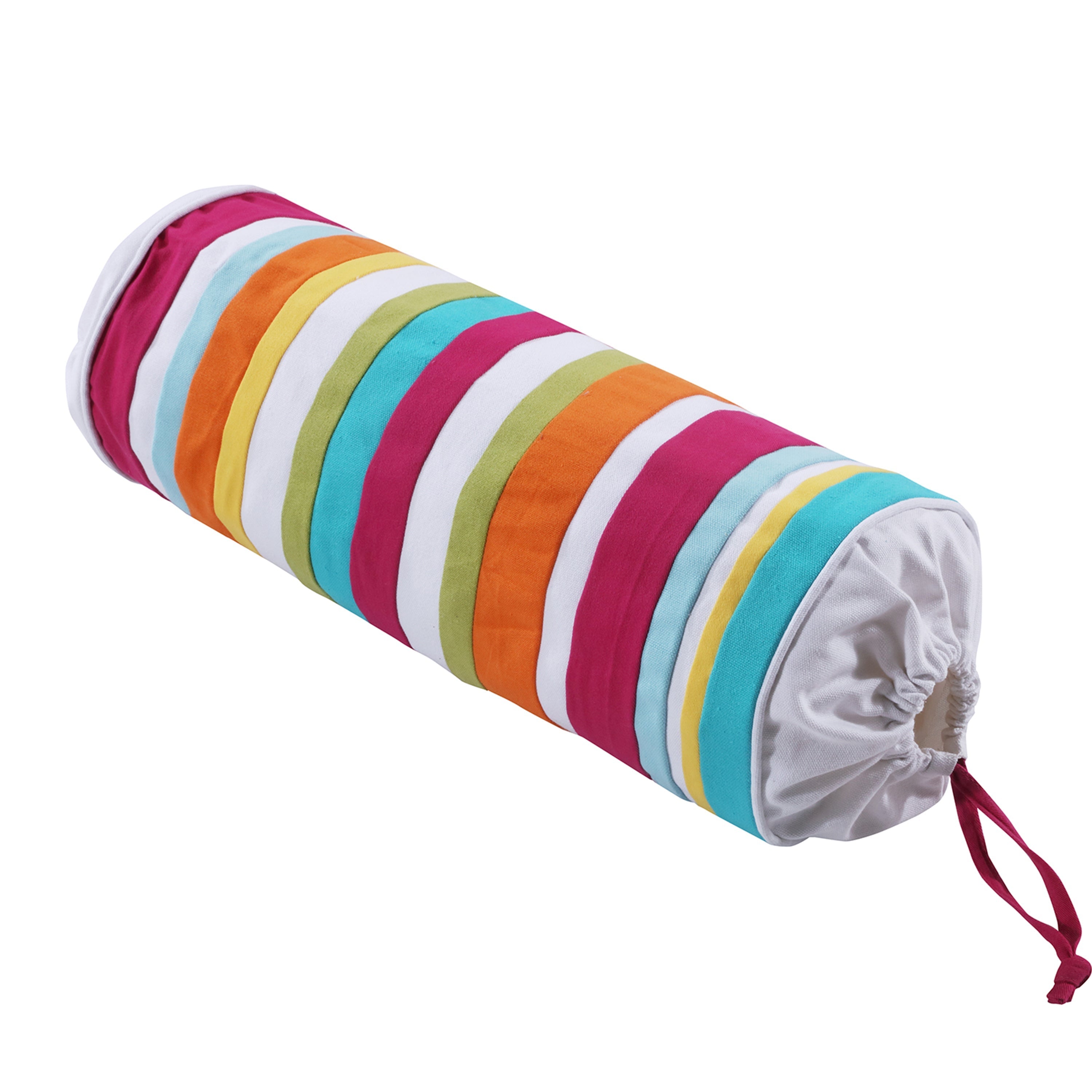 Levtex Home Marielle Grey Neck Roll Pillow Decorative Pillows