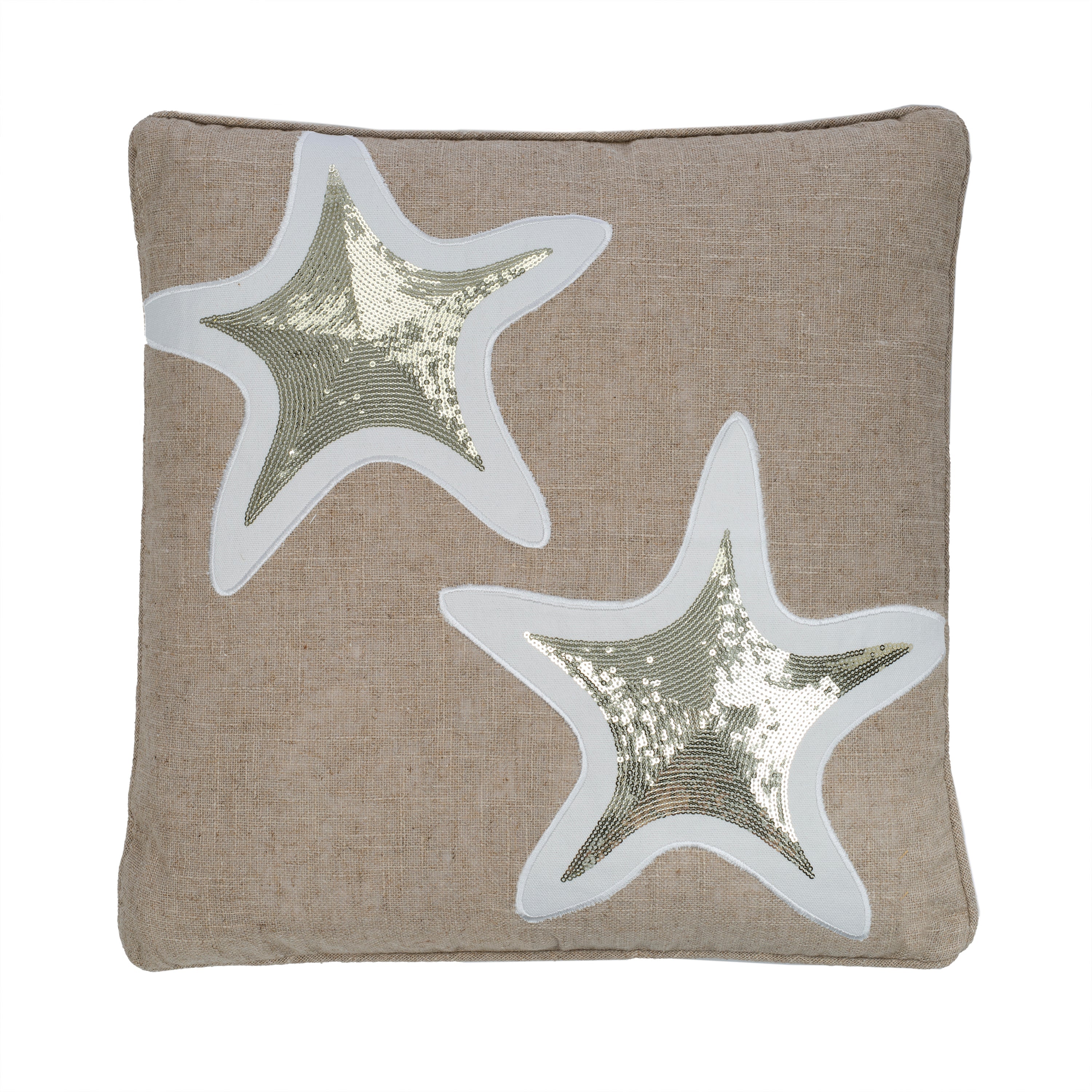 Blue Maui Appl. Starfish Pillow - Levtex Home