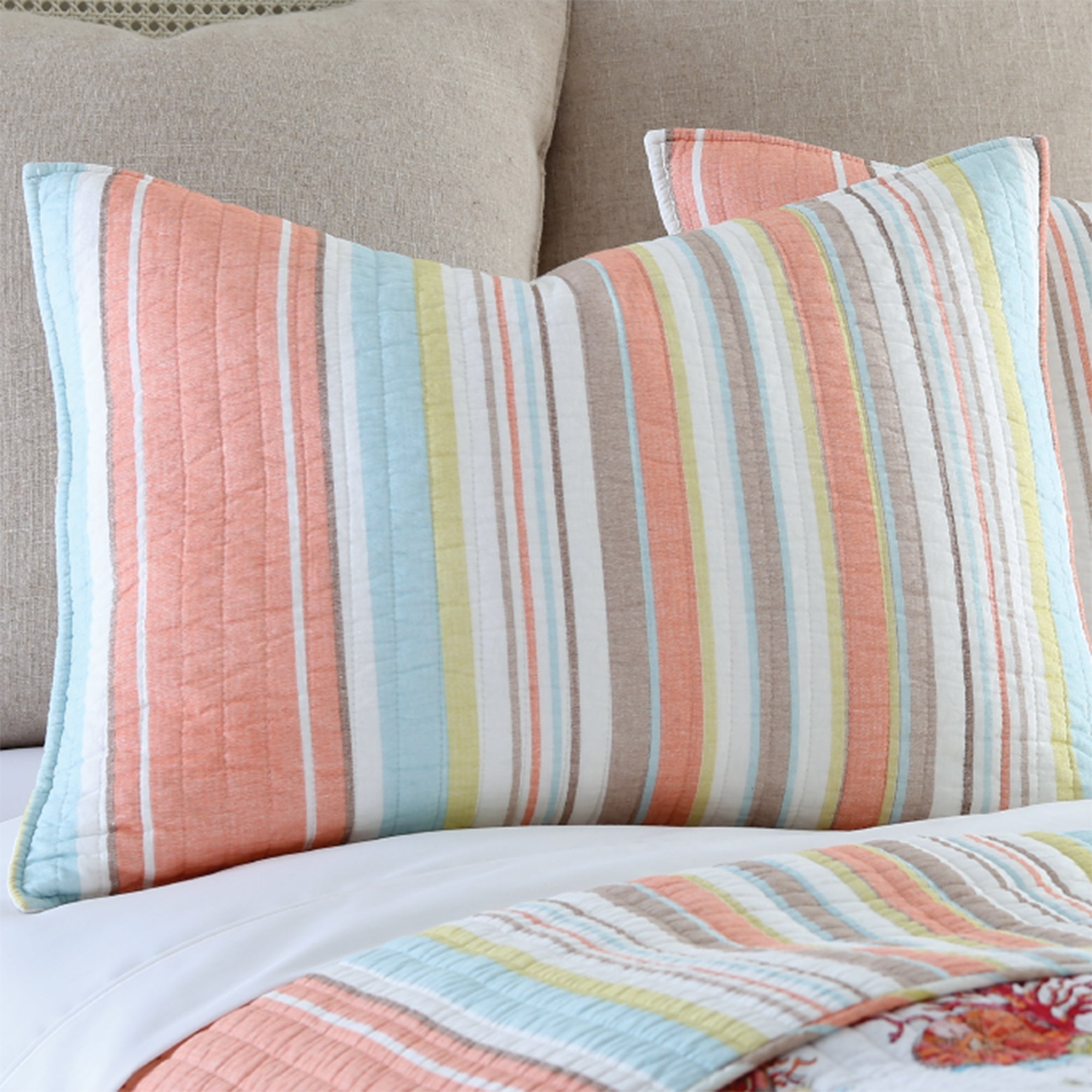 Levtex Home Brighton Coral Quilt Set Quilts