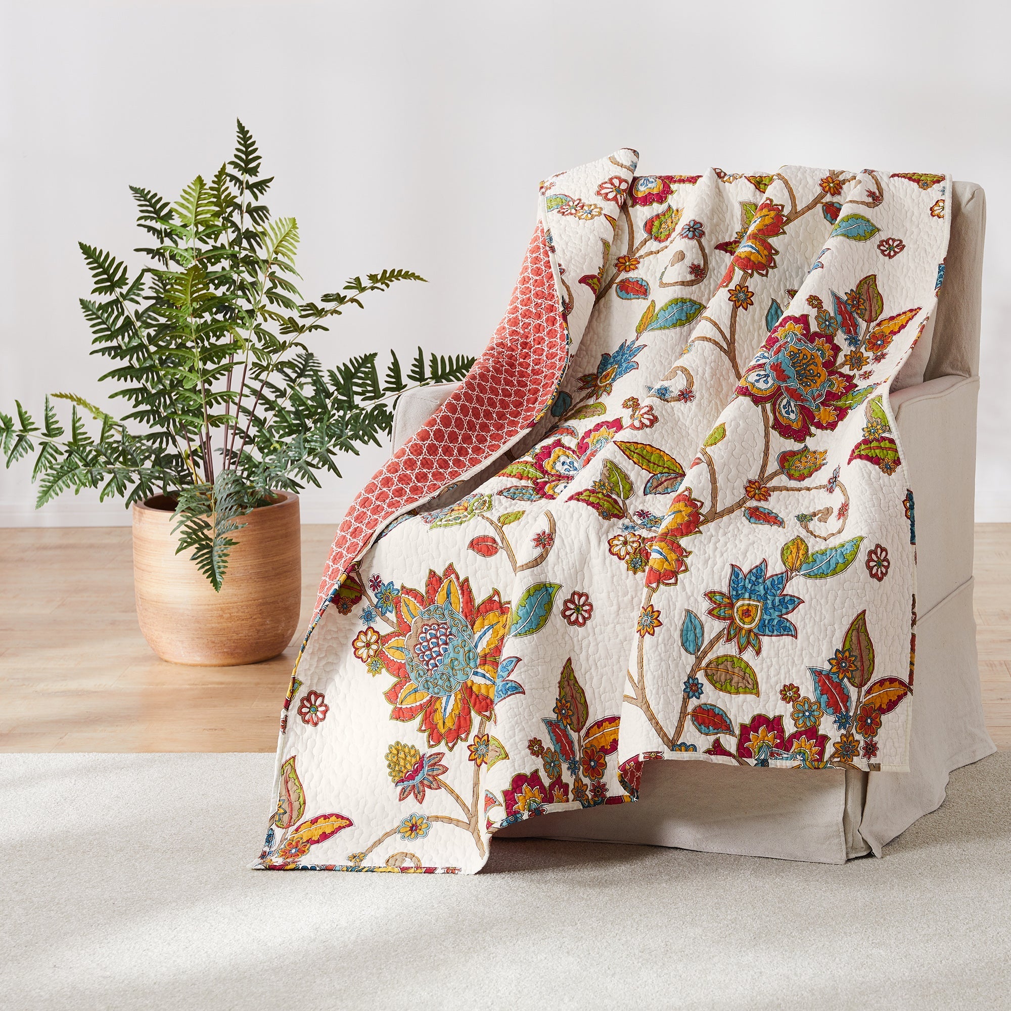 Levtex Home Clementine Quilted Throw Throws