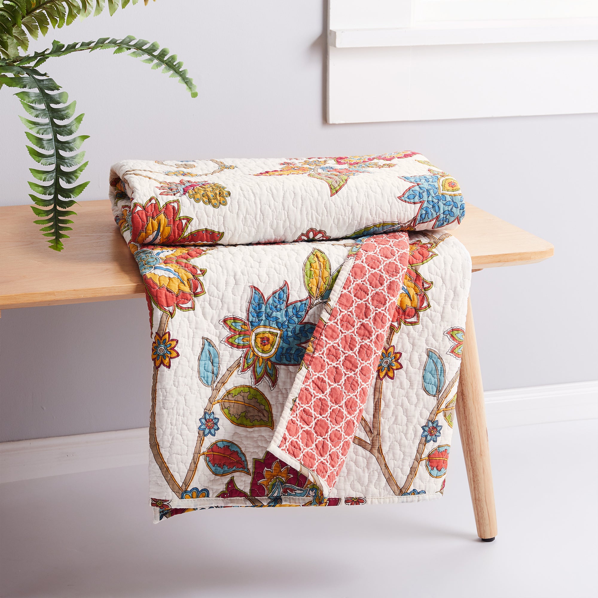 Levtex Home Clementine Quilted Throw Throws