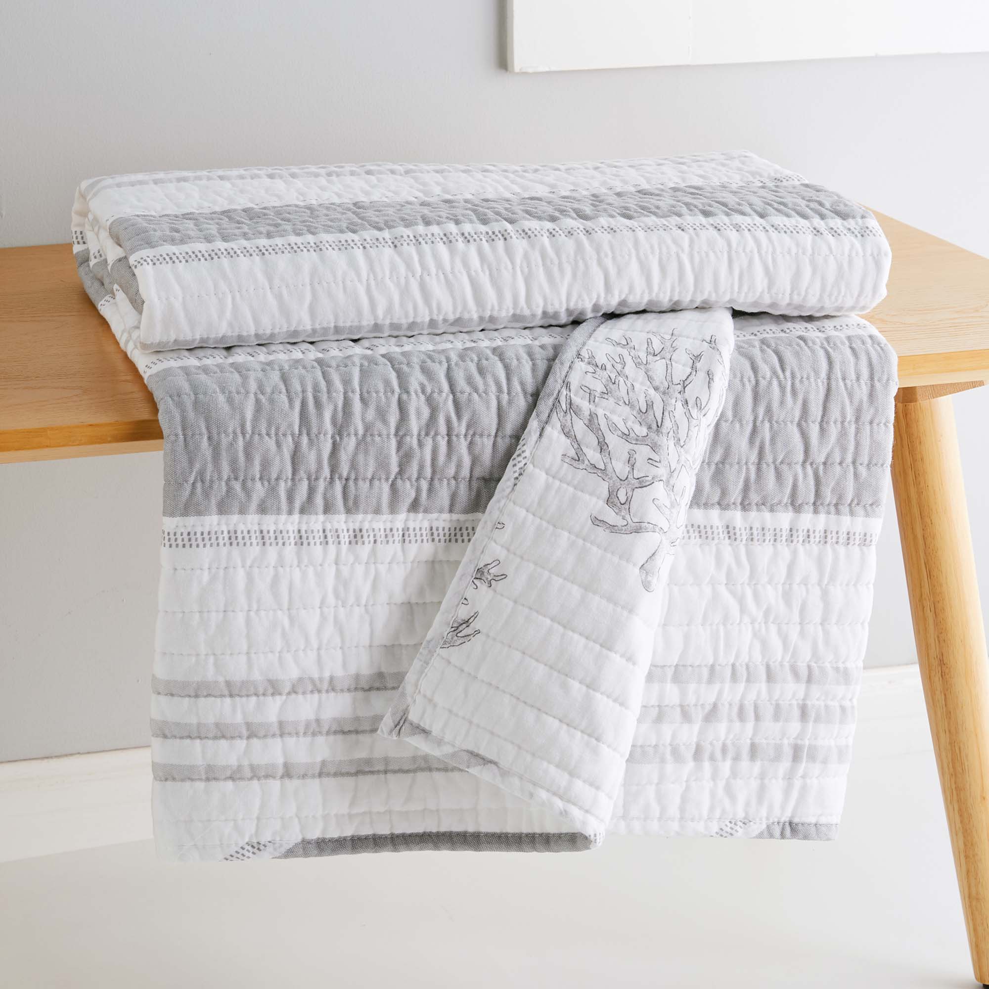 Levtex Home Nantucket Quilted Throw Throws