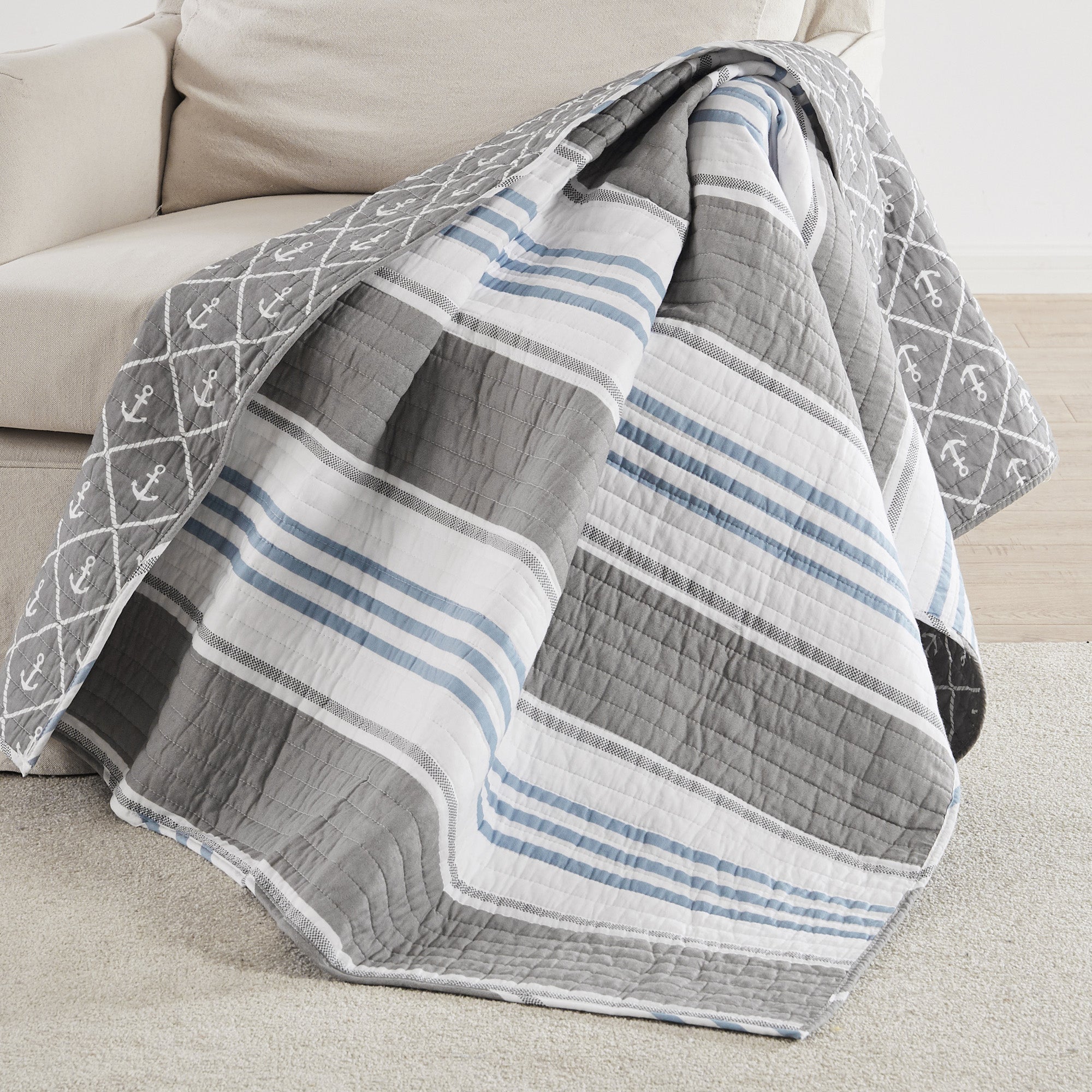 Levtex Home Provincetown Quilted Throw Throws