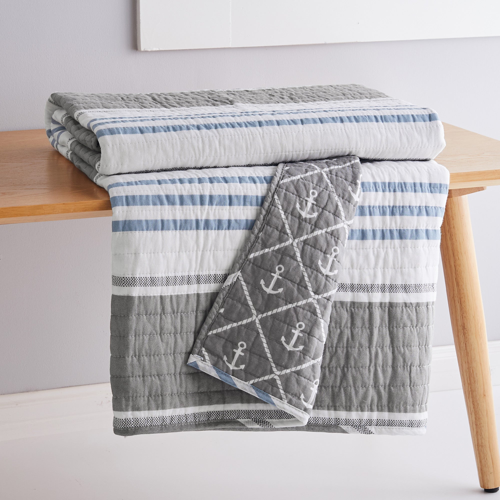 Levtex Home Provincetown Quilted Throw Throws