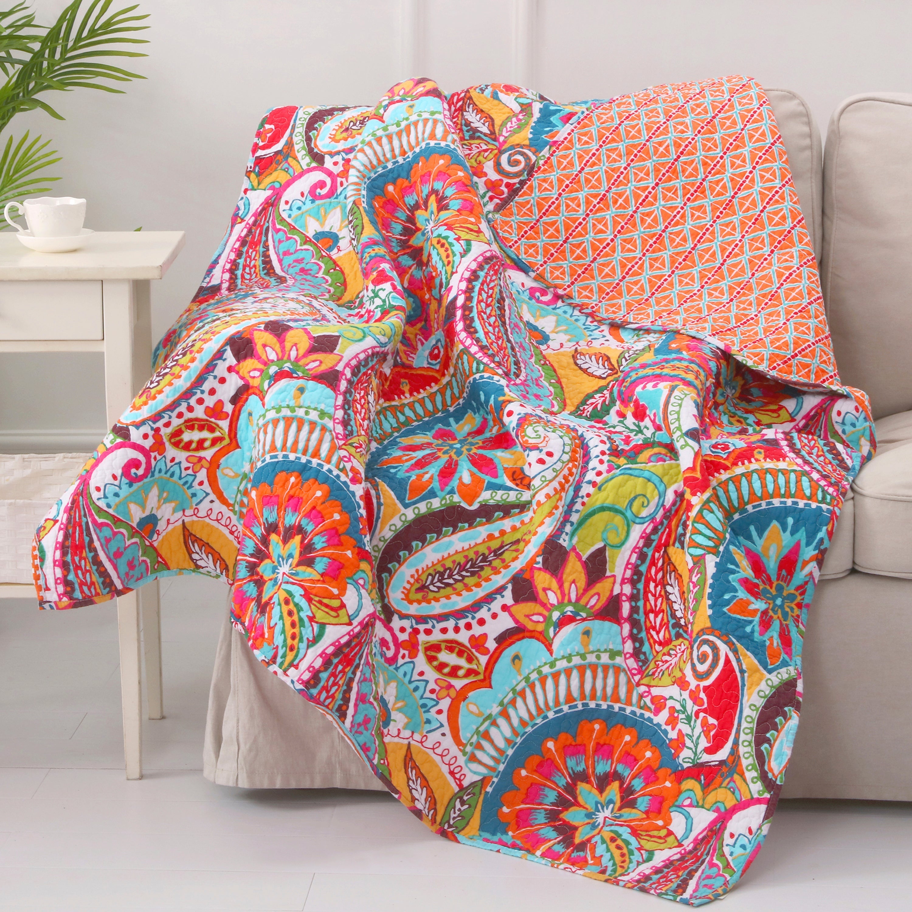 Levtex Home Rhapsody Quilted Throw Throws