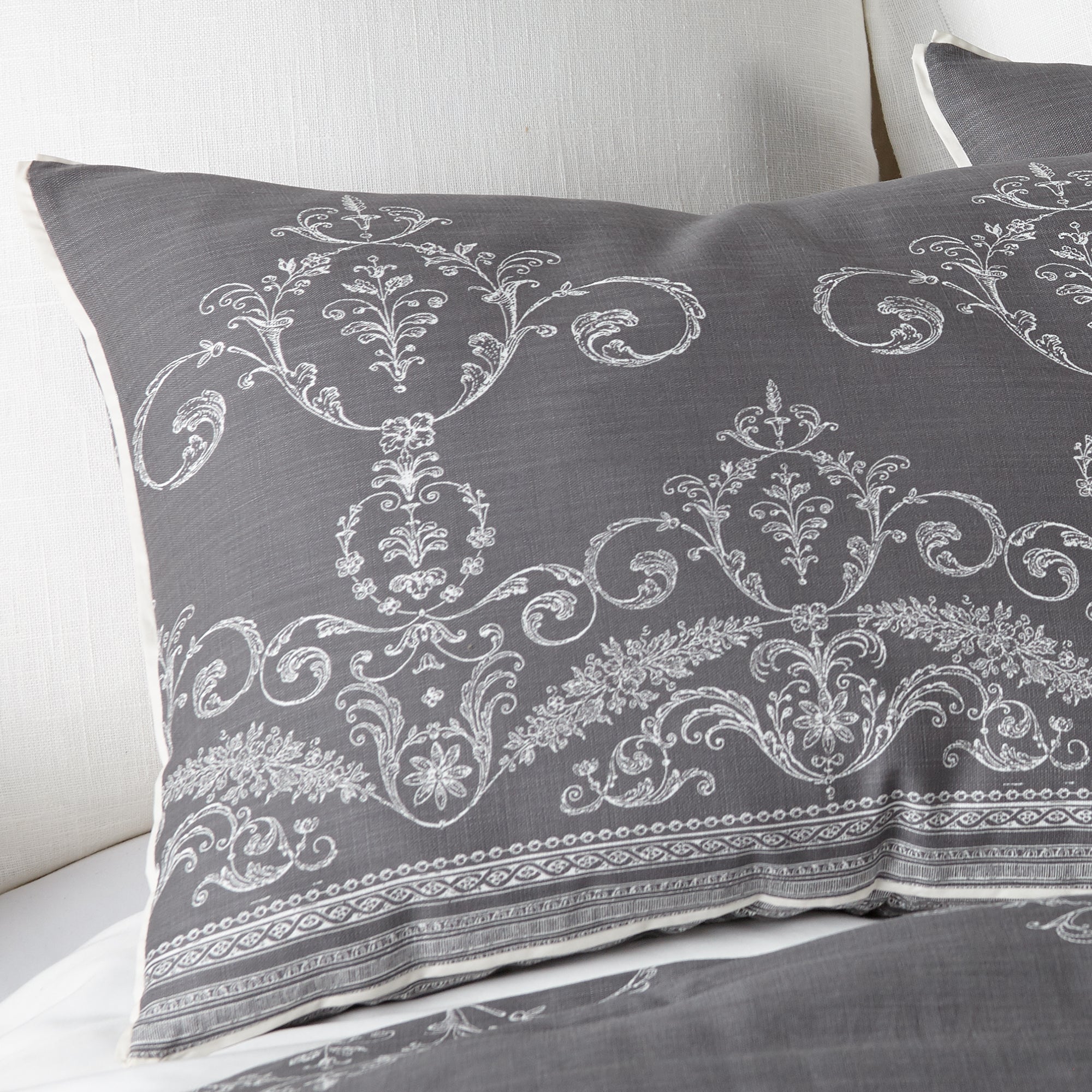 Levtex Home Belvedere Charcoal Duvet Set Duvets