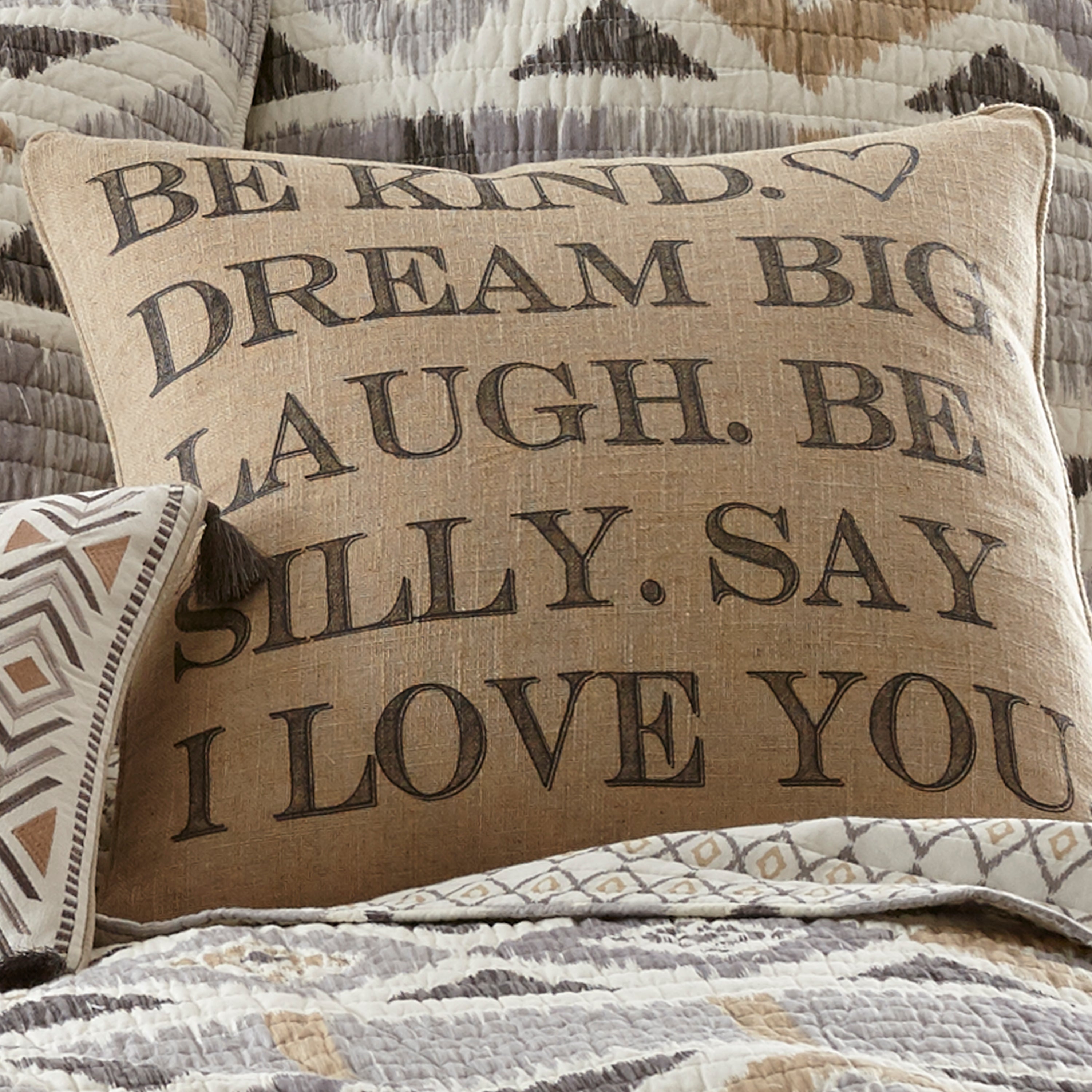 Levtex Home Santa Fe Be Kind Pillow Decorative Pillows