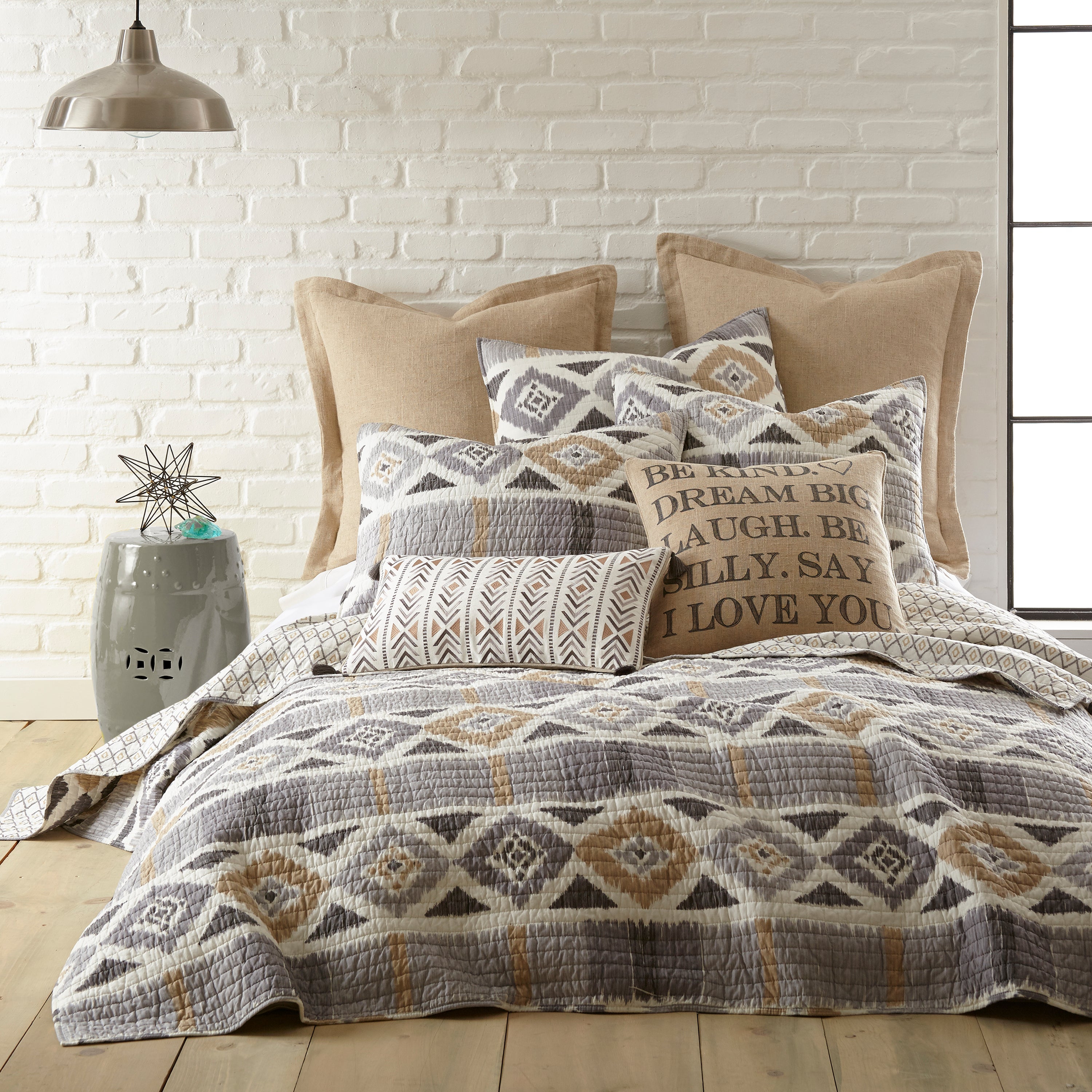 Levtex Home Santa Fe Embroidered with Tassel Pillow Decorative Pillows