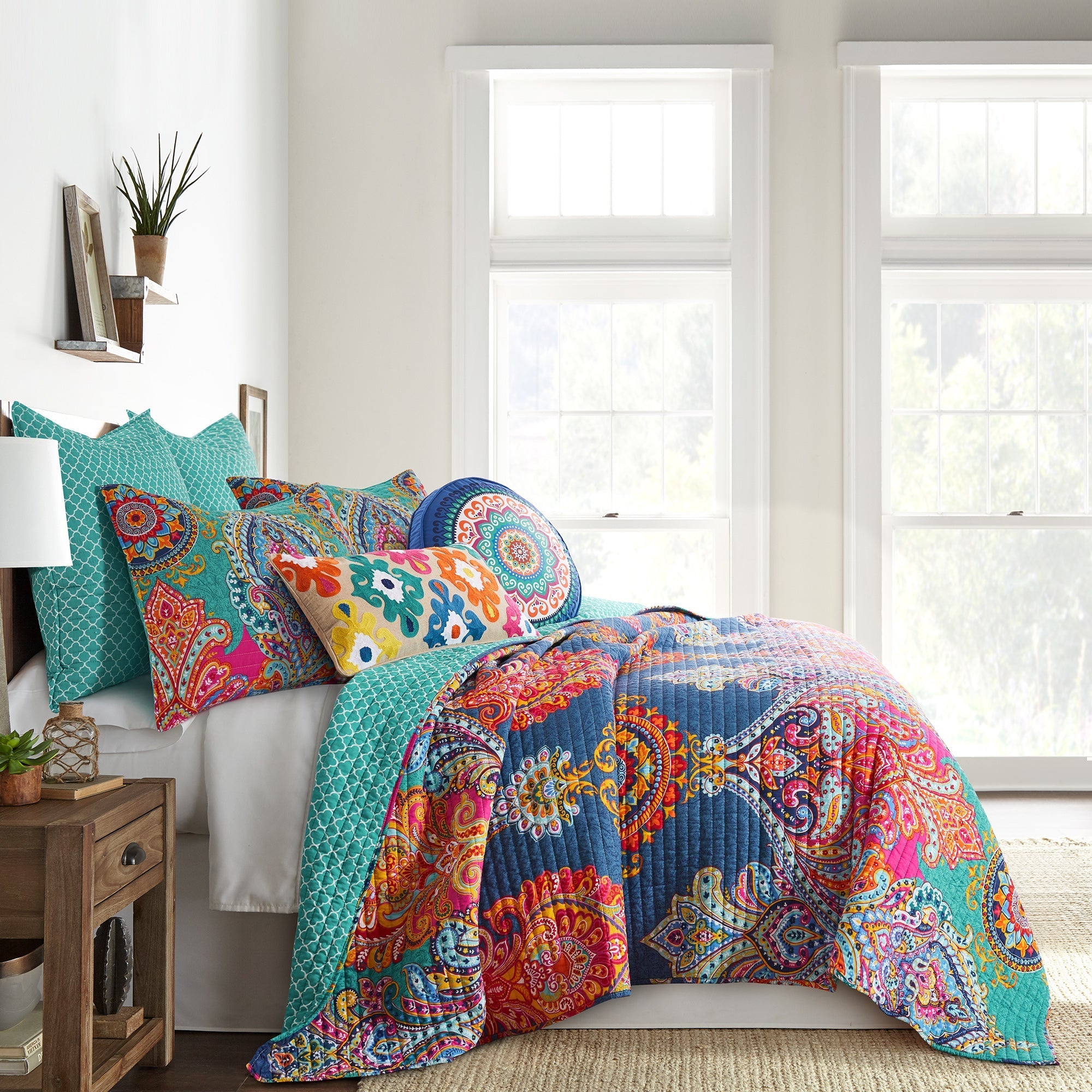 Levtex Home Fantasia Euro Sham, Set of 2 Euro Shams