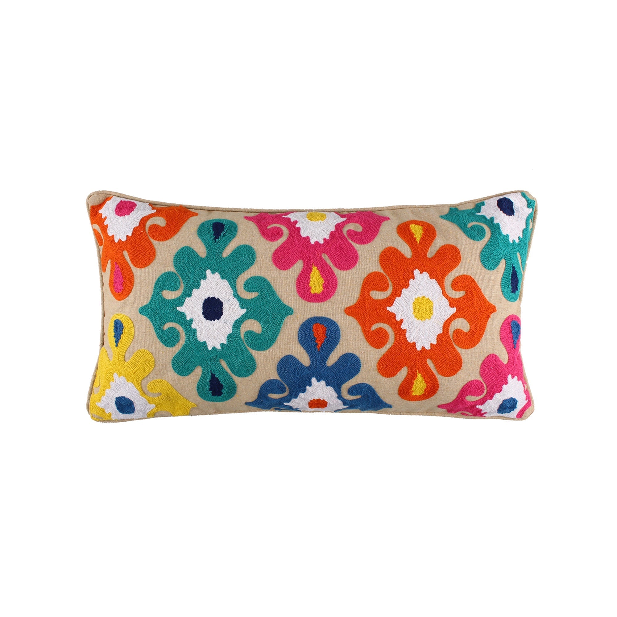 Levtex Home Fantasia Crewel Pillow Decorative Pillows