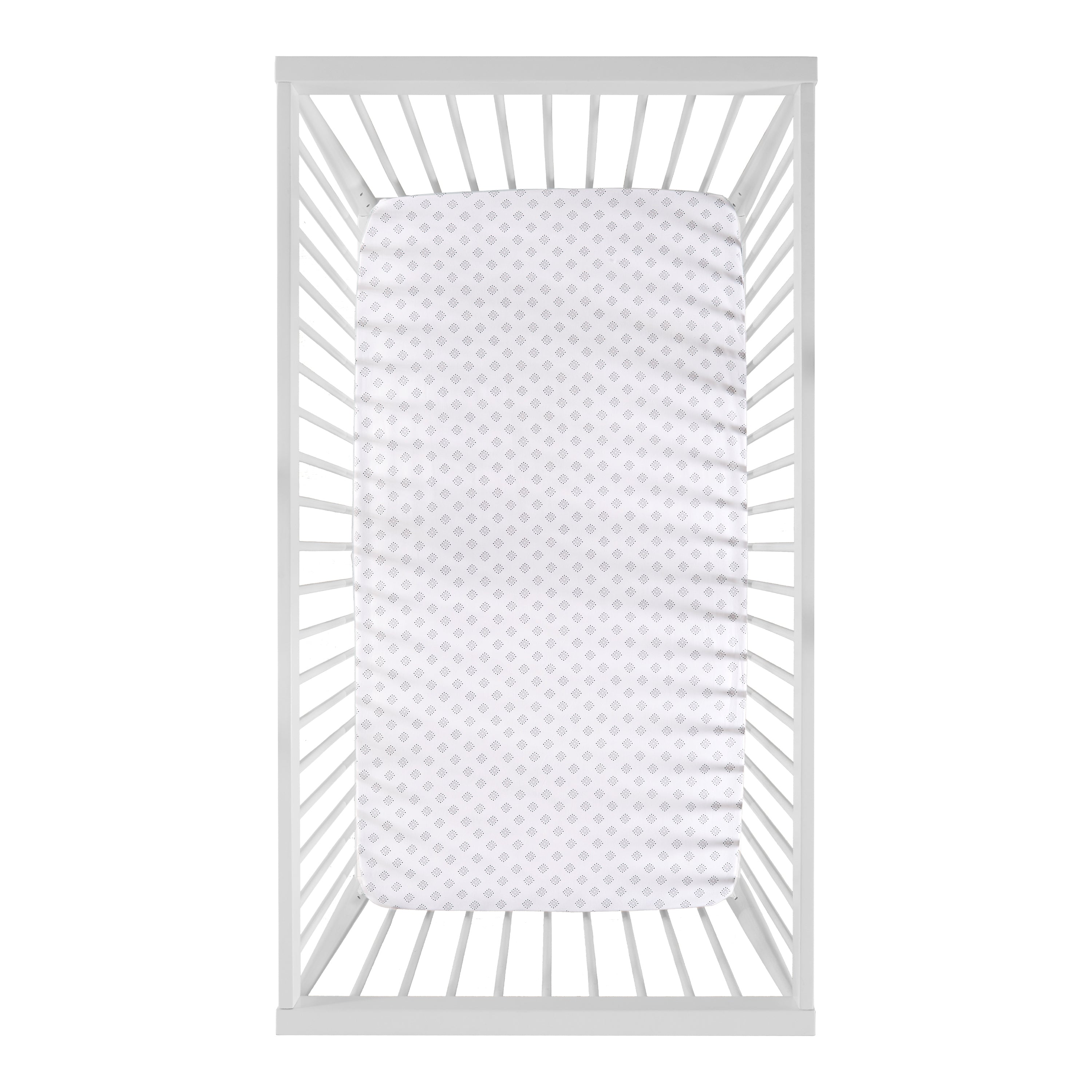 Levtex Home Willow Medallion Crib Fitted Sheet Crib Fitted Sheets