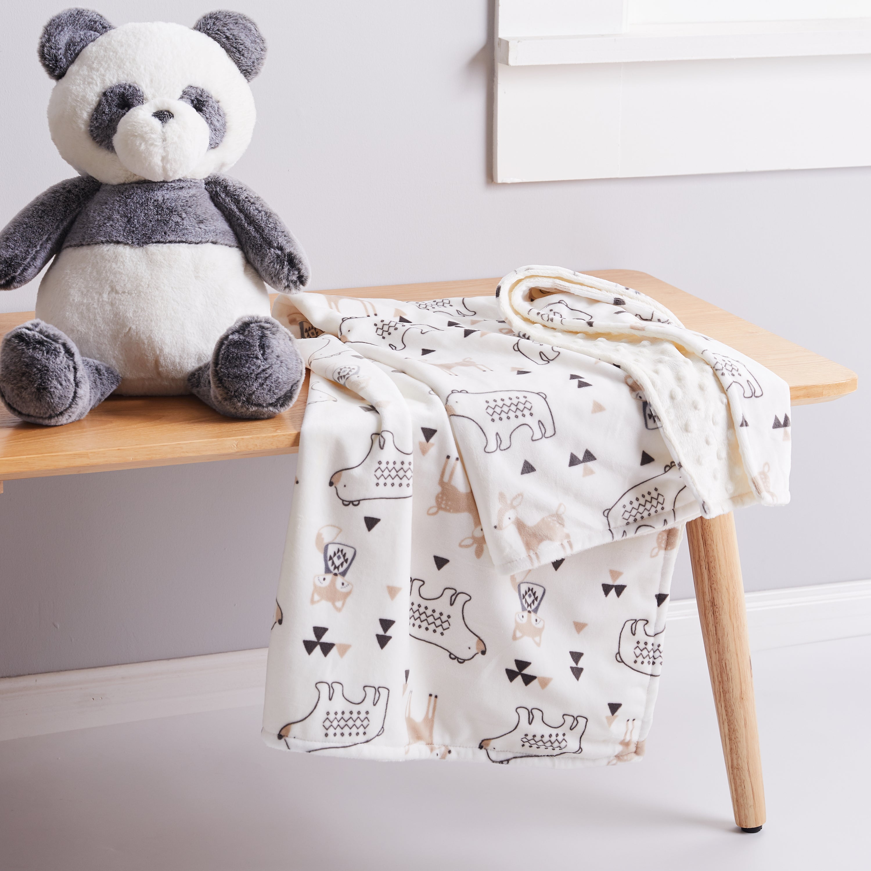 Levtex Home Bailey Allover print Blanket Baby Blankets