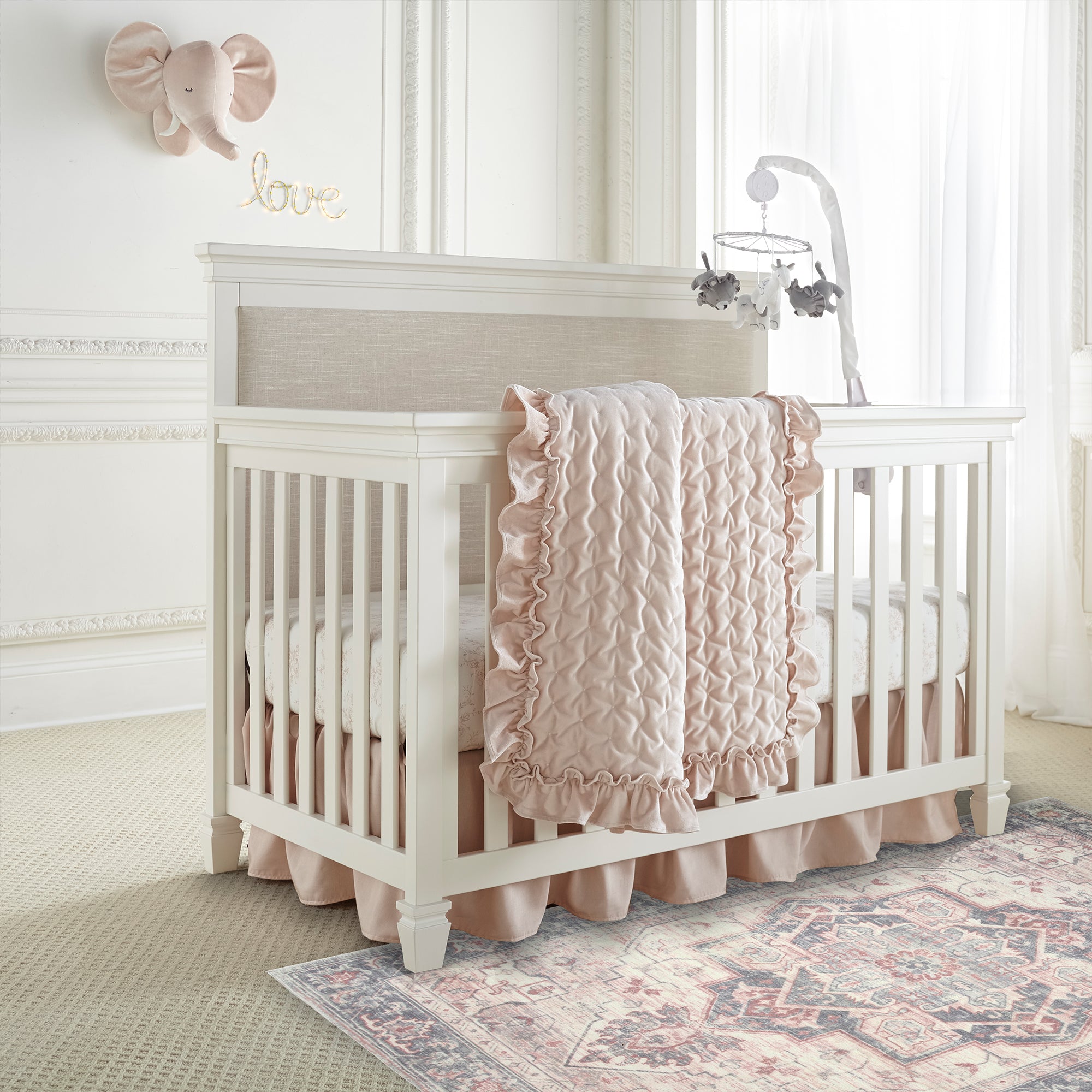 Levtex Home Heritage Blush Medallion Rug Nursery Rugs