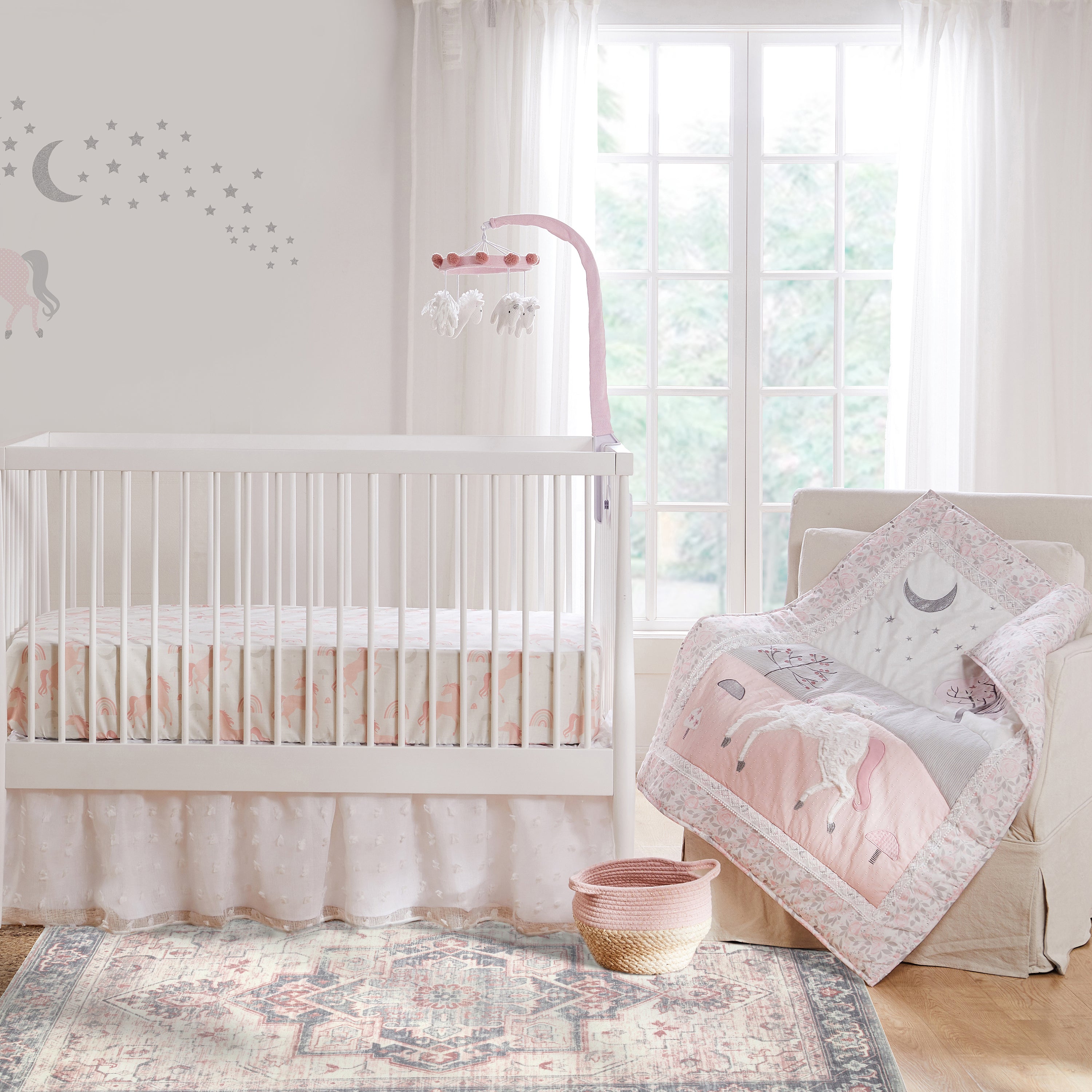 Levtex Home Heritage Blush Medallion Rug Nursery Rugs