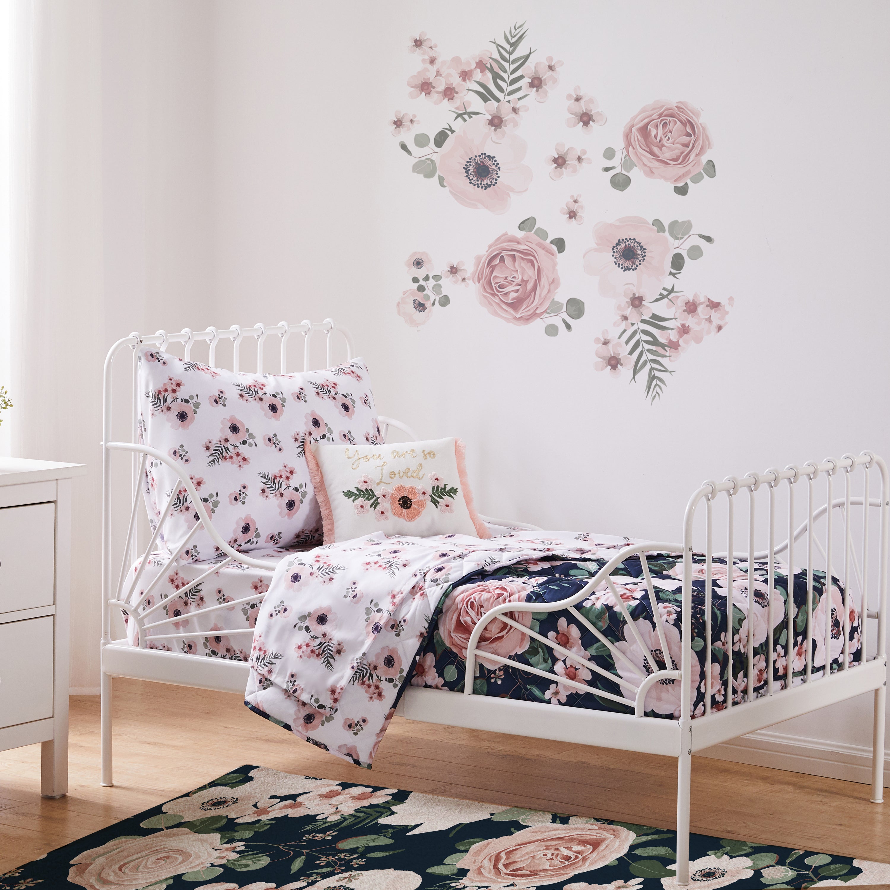 Levtex Home Fiori 5-Piece Toddler Bedding Set Toddler Sets