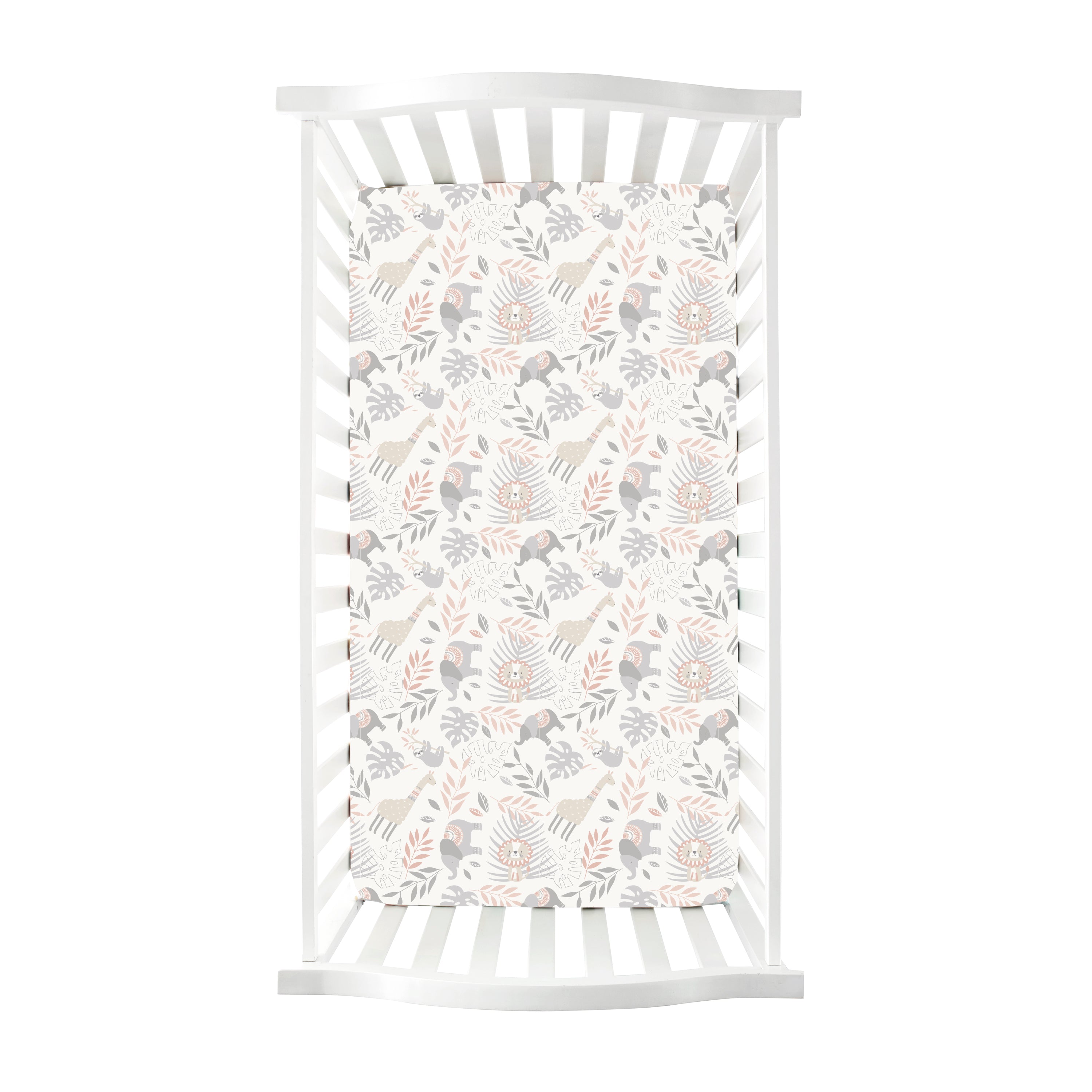 Levtex Home Imani Tossed Animal Crib Fitted Sheet Crib Fitted Sheets