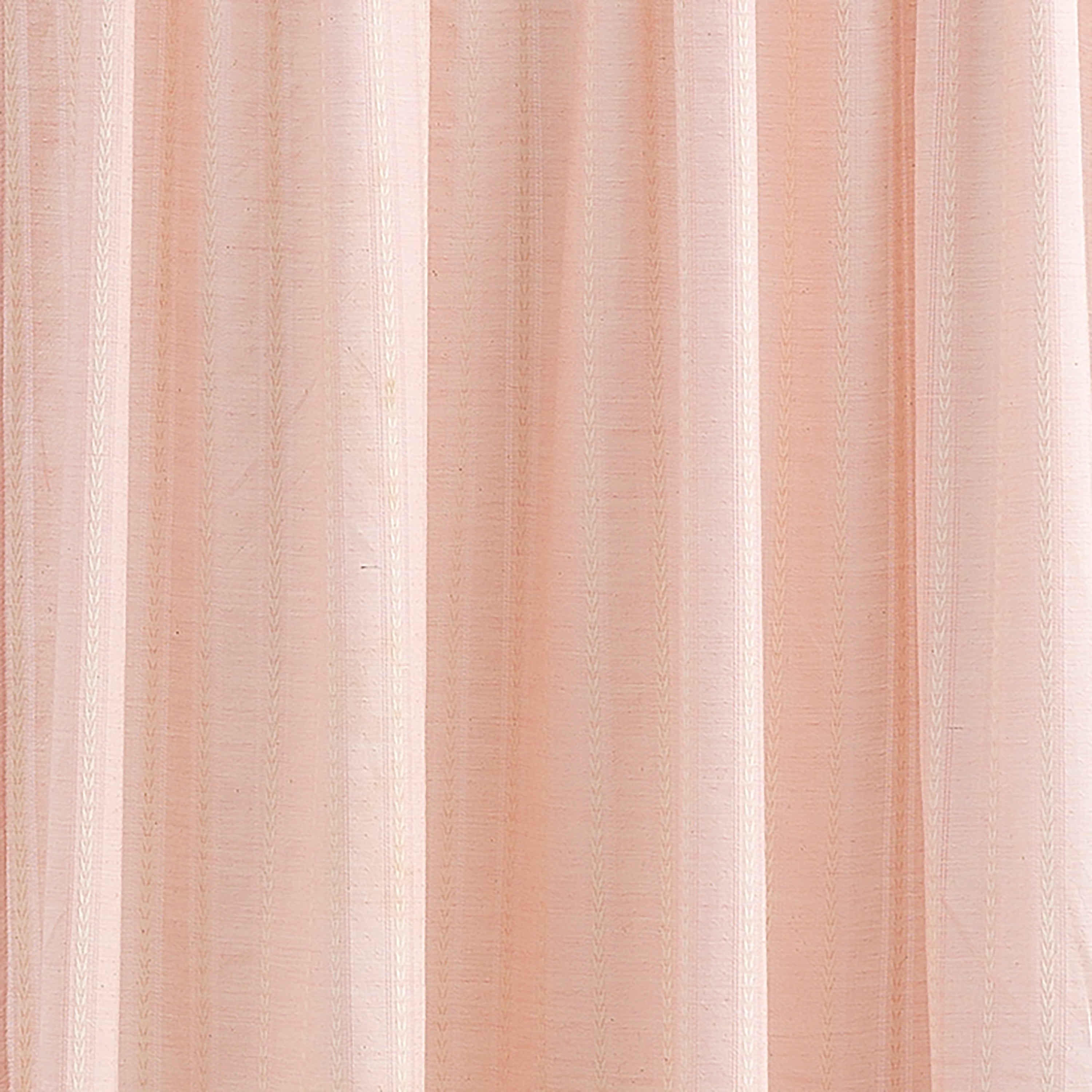 Levtex Home Imani Pink Herringbone Drape Panel Nursery Drapes