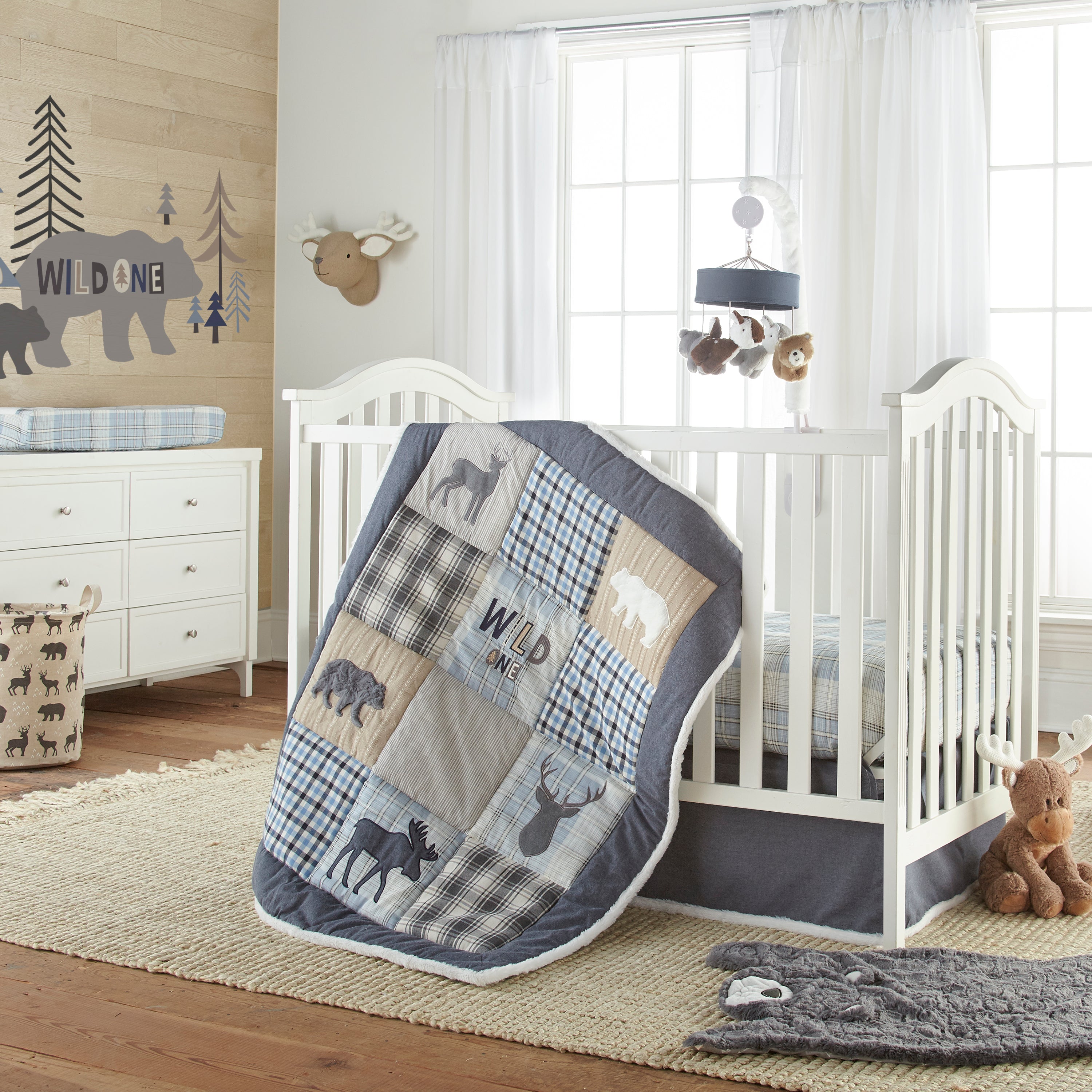 Levtex Home Logan Crib Fitted Sheet Set of 2 Crib Fitted Sheets