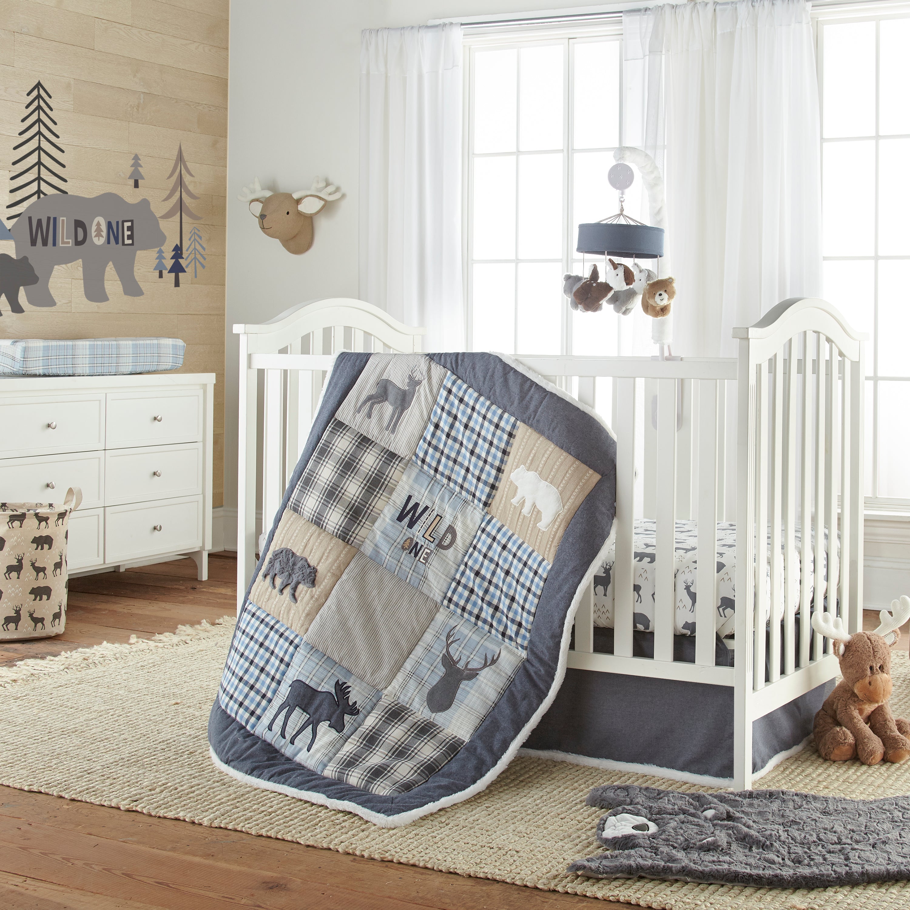Levtex Home Logan Crib Fitted Sheet Set of 2 Crib Fitted Sheets