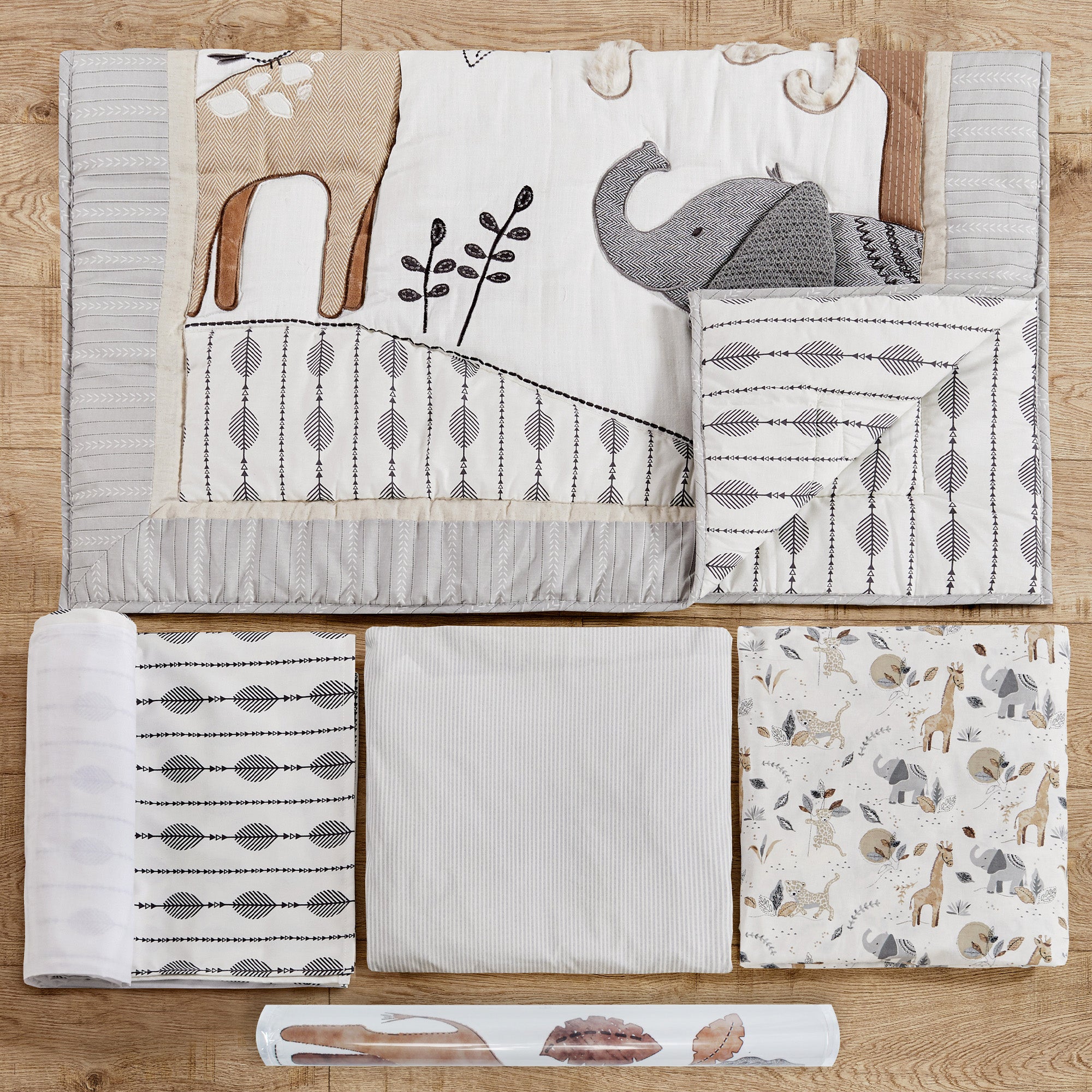 Levtex Home Serengeti 5PC Crib Bedding Set Crib Bedding Sets
