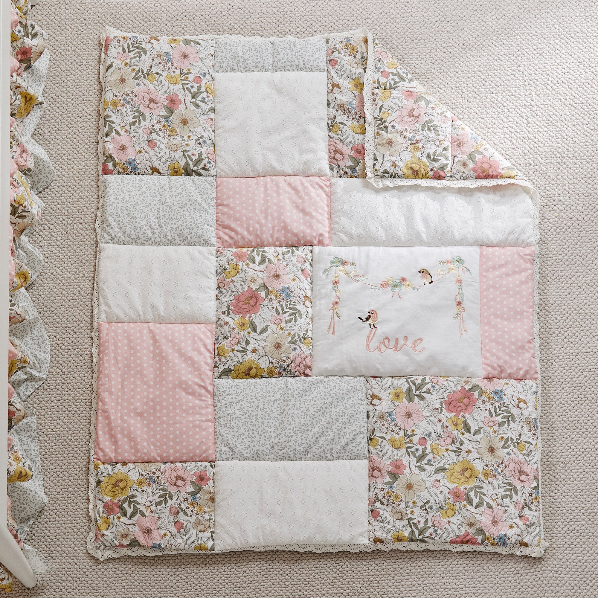 Levtex Home Patch Garden 4PC Crib Bedding Set Crib Bedding Sets