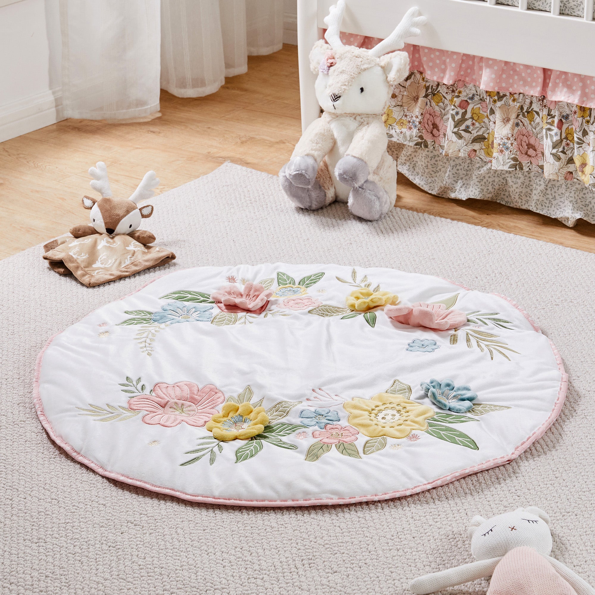 Levtex Home Patch Garden Round Play Mat Play Mats
