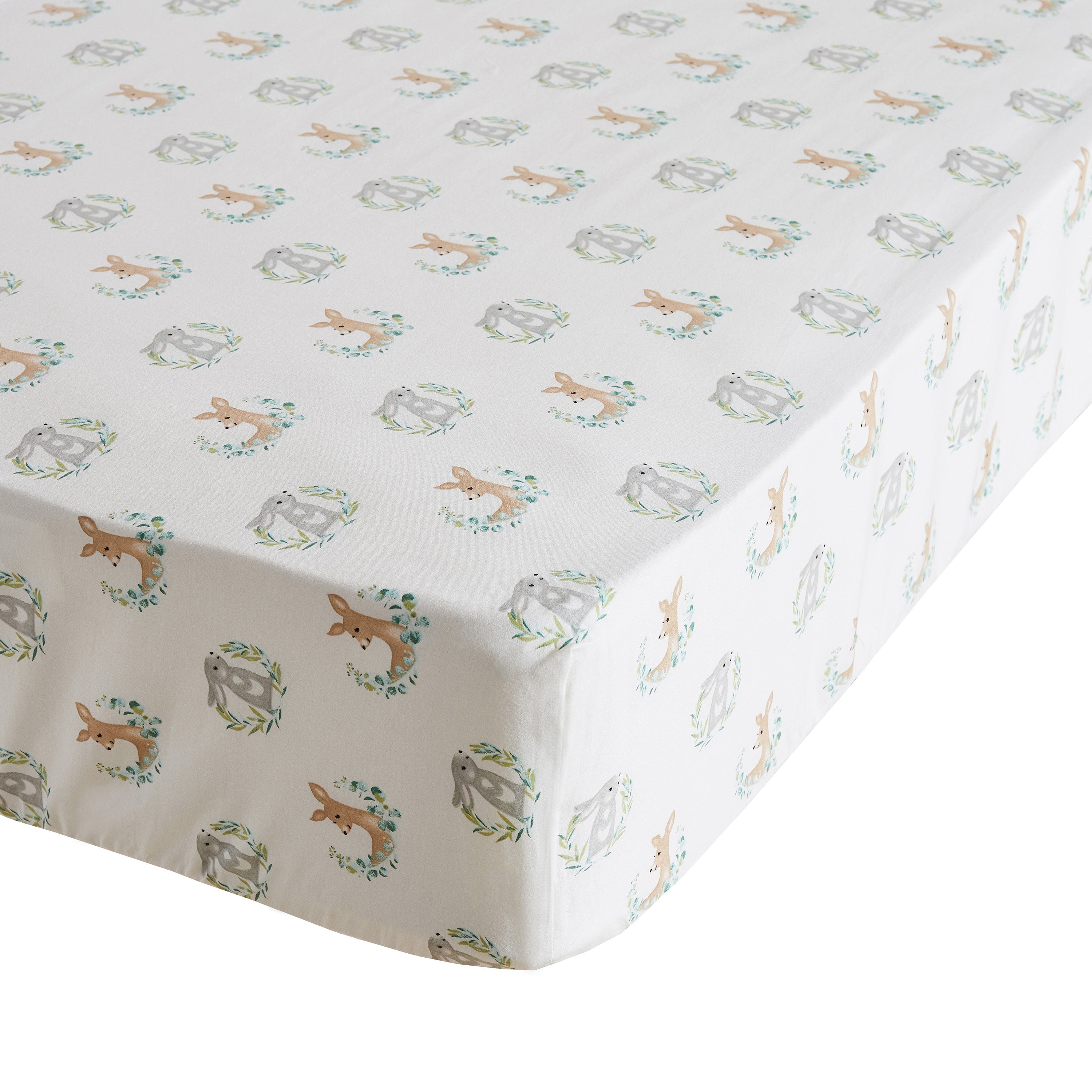 Levtex Home Woodland Pals Cotton Crib Fitted Sheet Crib Fitted Sheets