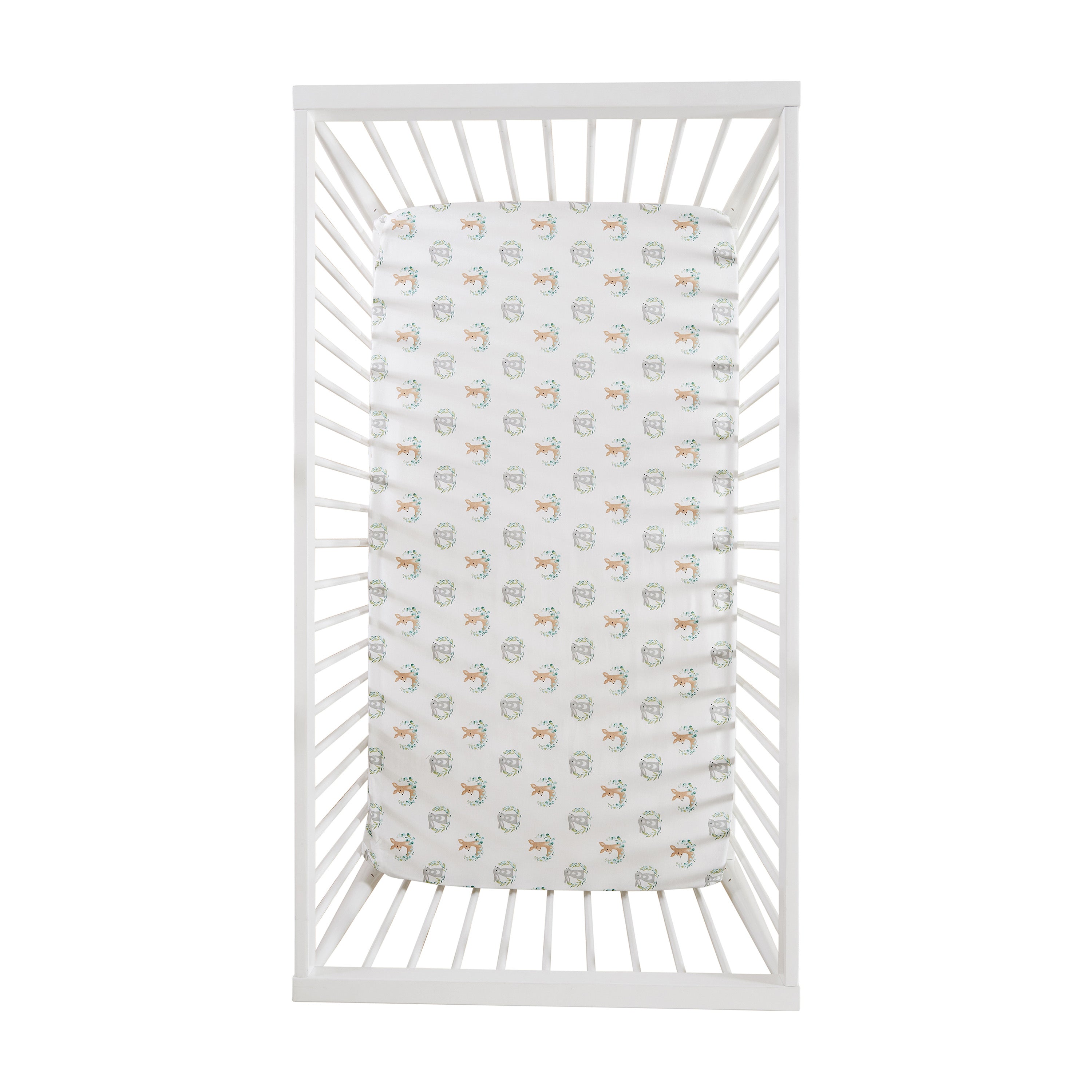 Levtex Home Woodland Pals Cotton Crib Fitted Sheet Crib Fitted Sheets