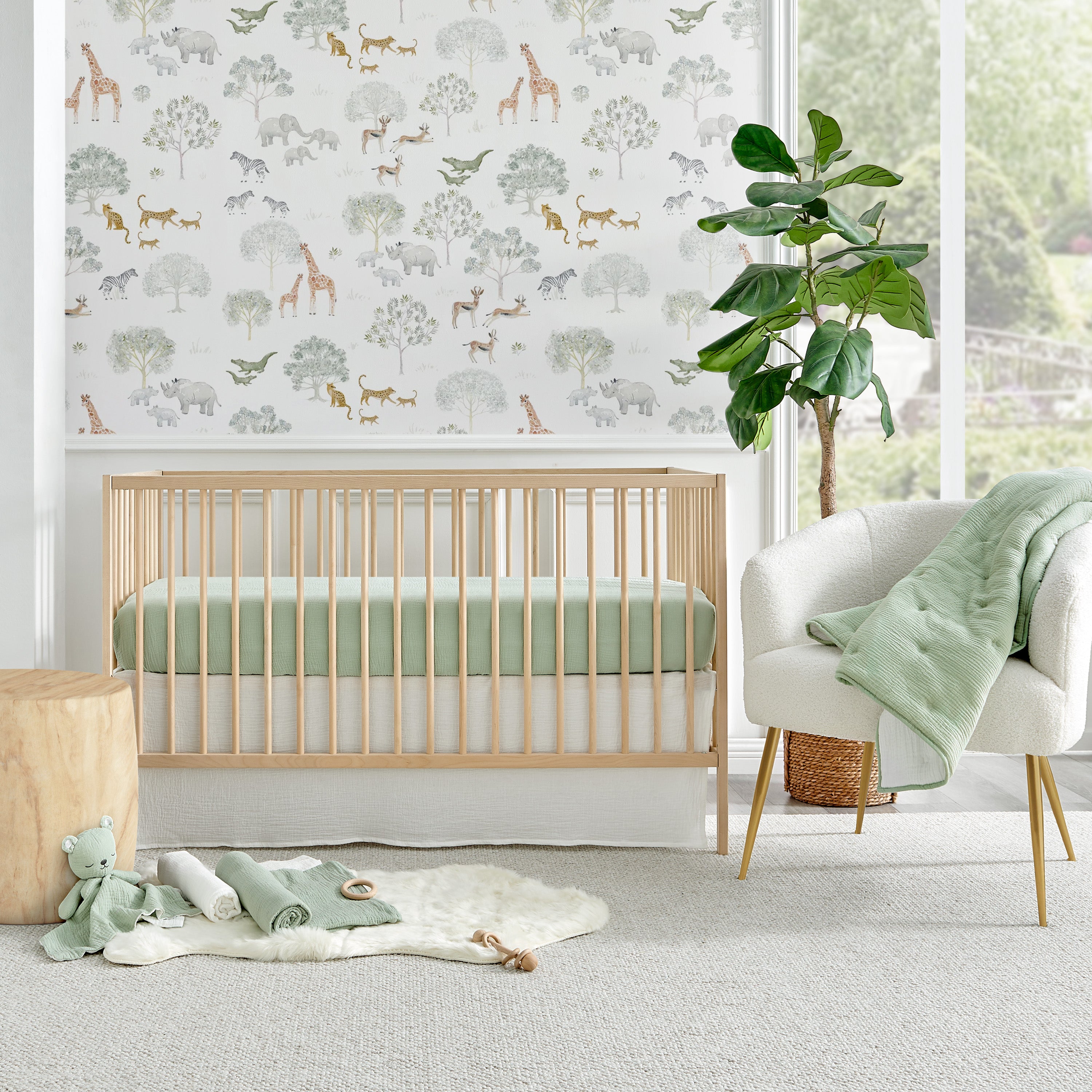 Levtex Home Cloud Muslin 5pc Bedding Set Crib Bedding Sets