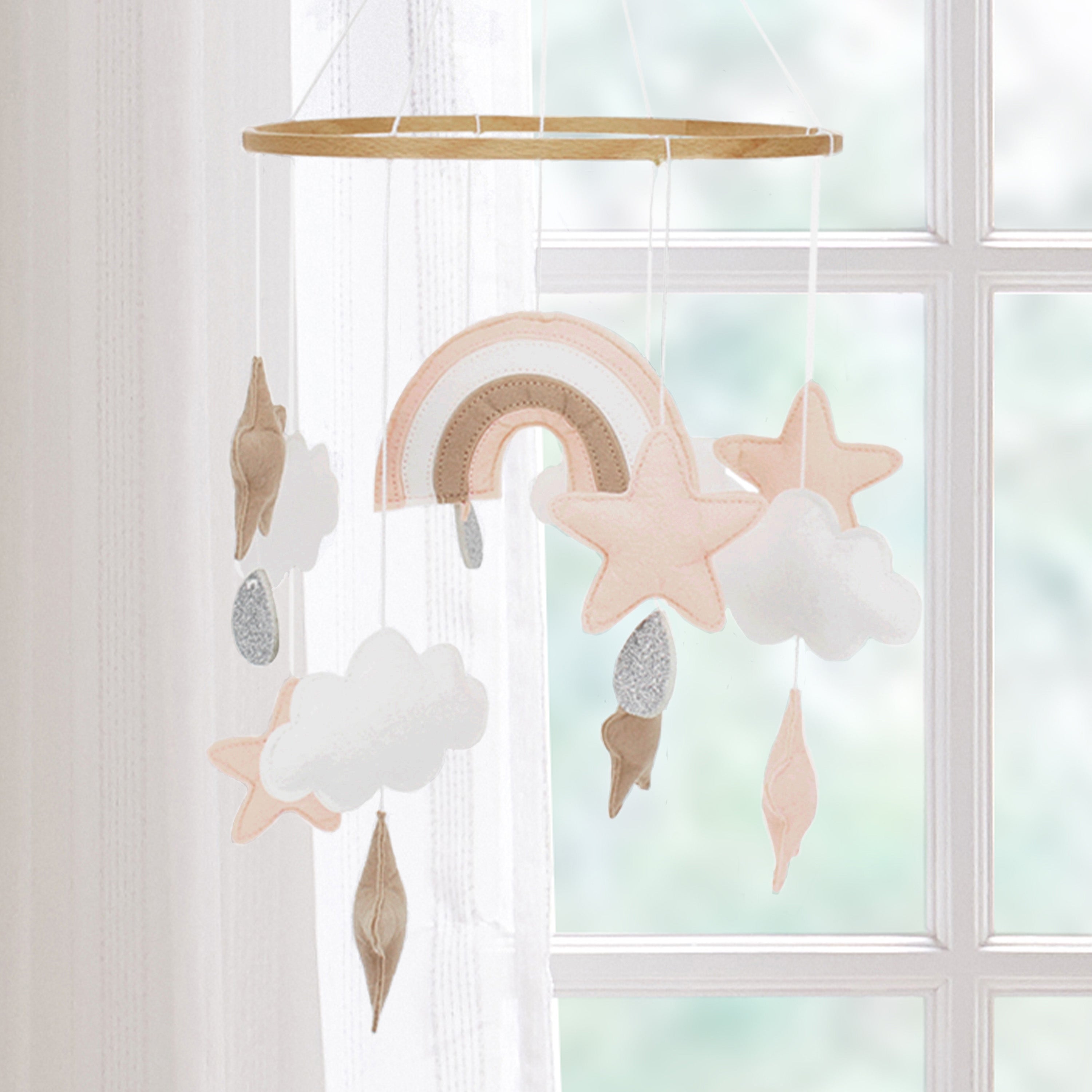Levtex Home Over the Rainbow Ceiling Hanging Baby Mobiles