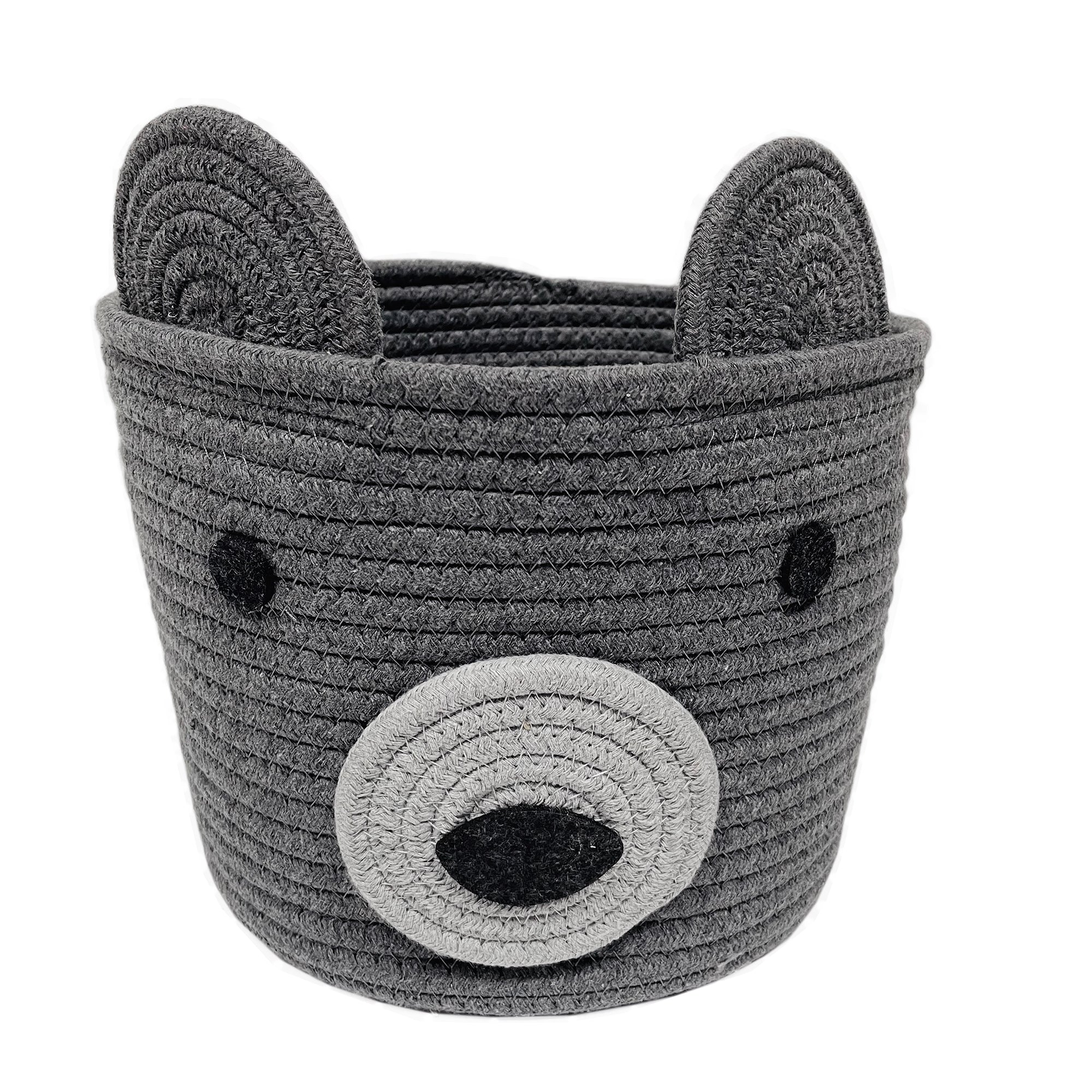 Levtex Home Grey Bear Rope Storage Nursery Storage