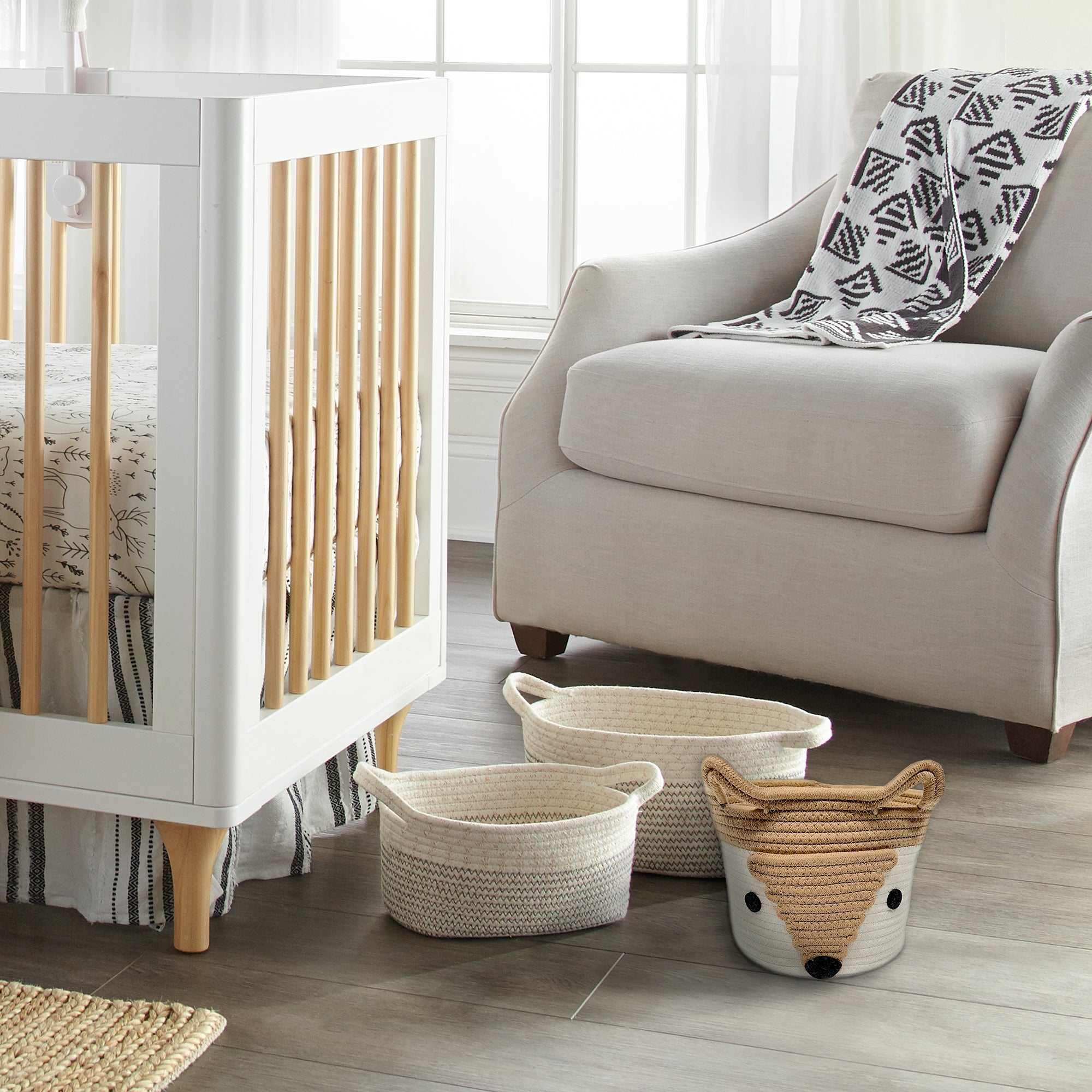 Levtex Home Fox Rope Storage Nursery Storage