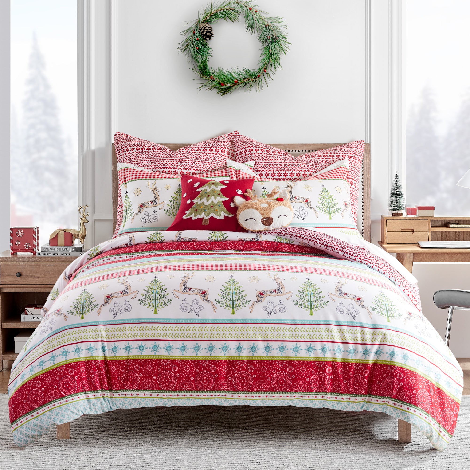 Levtex Home Merry & Bright Comet & Cupid Duvet Cover Set Duvets