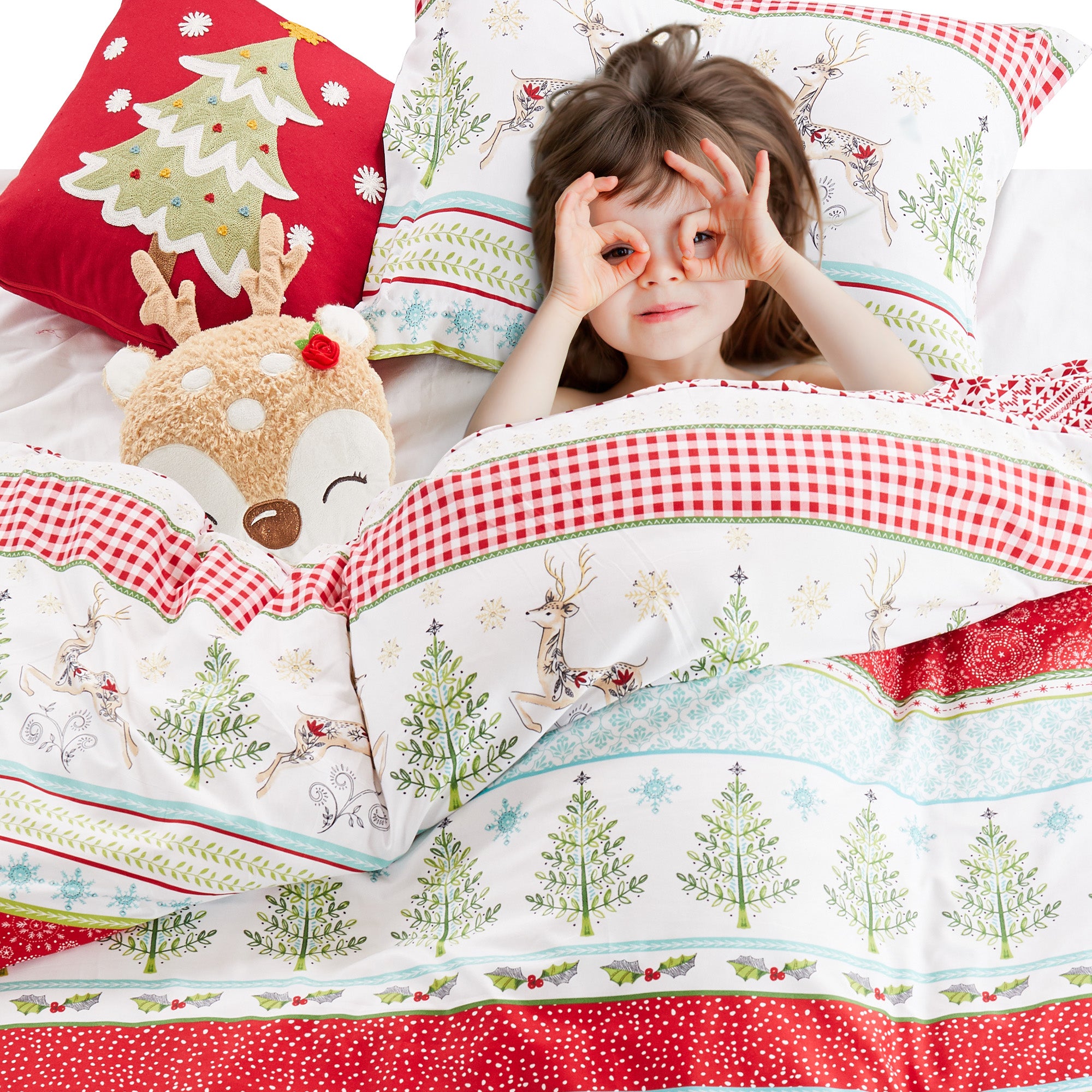 Levtex Home Merry & Bright Comet & Cupid Duvet Cover Set Duvets