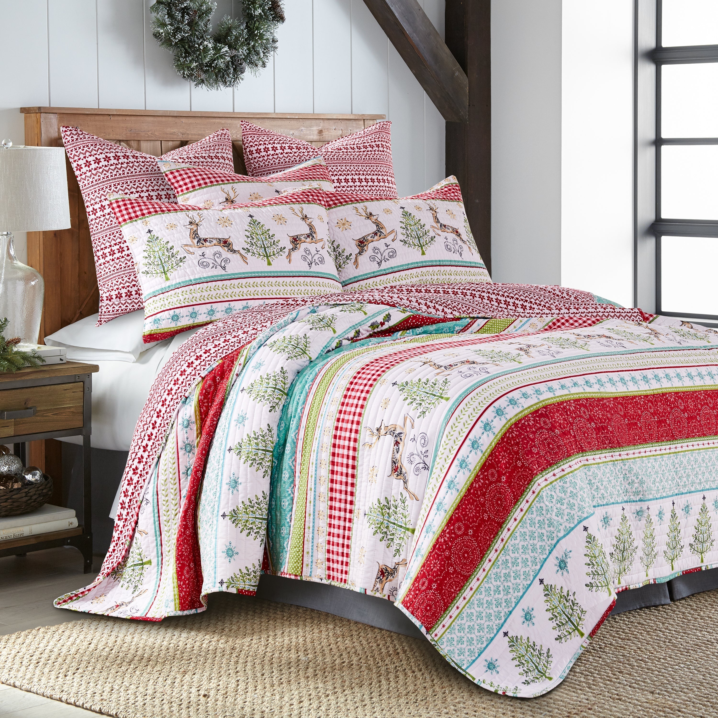 Levtex Home Merry & Bright Comet & Cupid Quilt Quilts