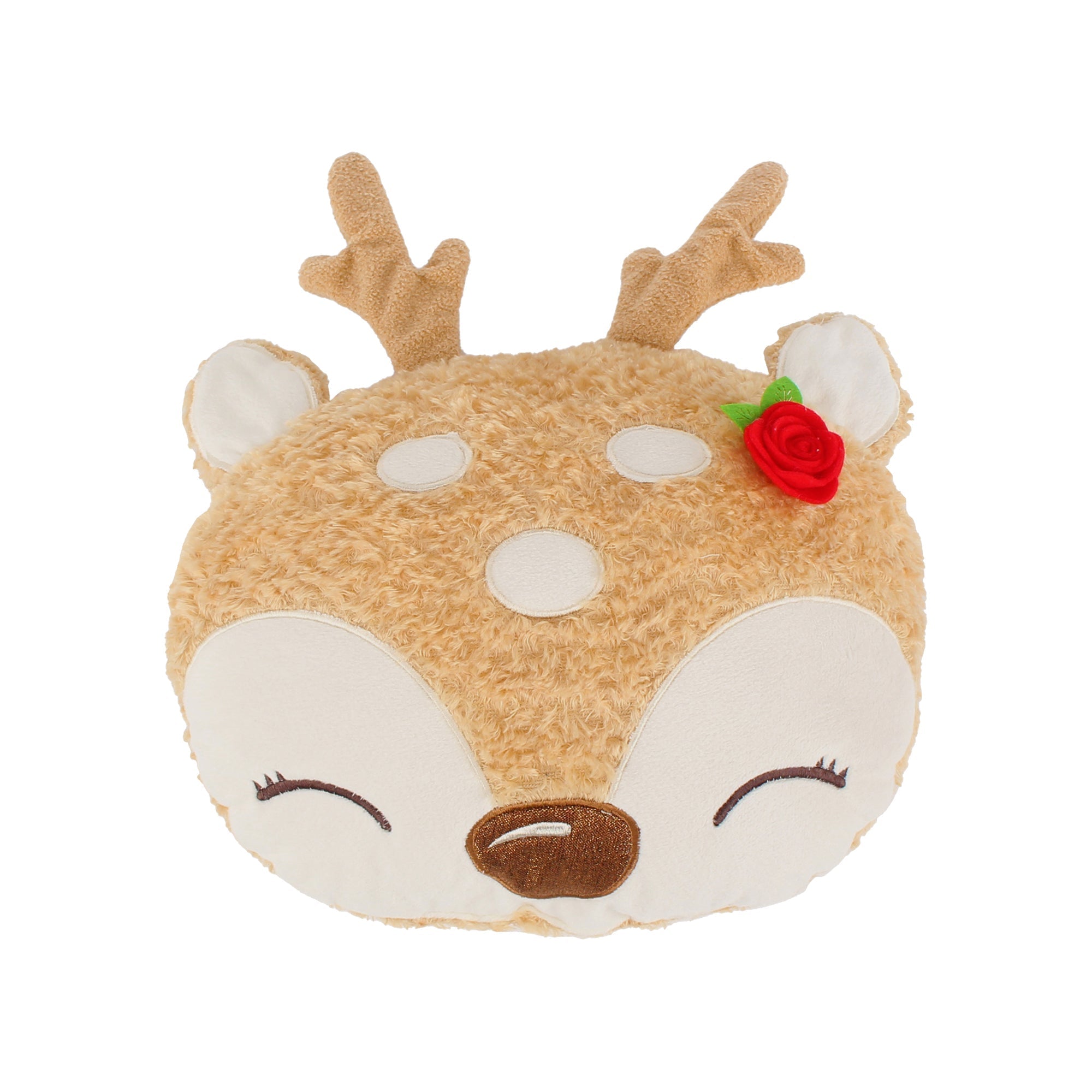 Levtex Home Merry & Bright Comet & Cupid Figural Deer Pillow Decorative Pillows