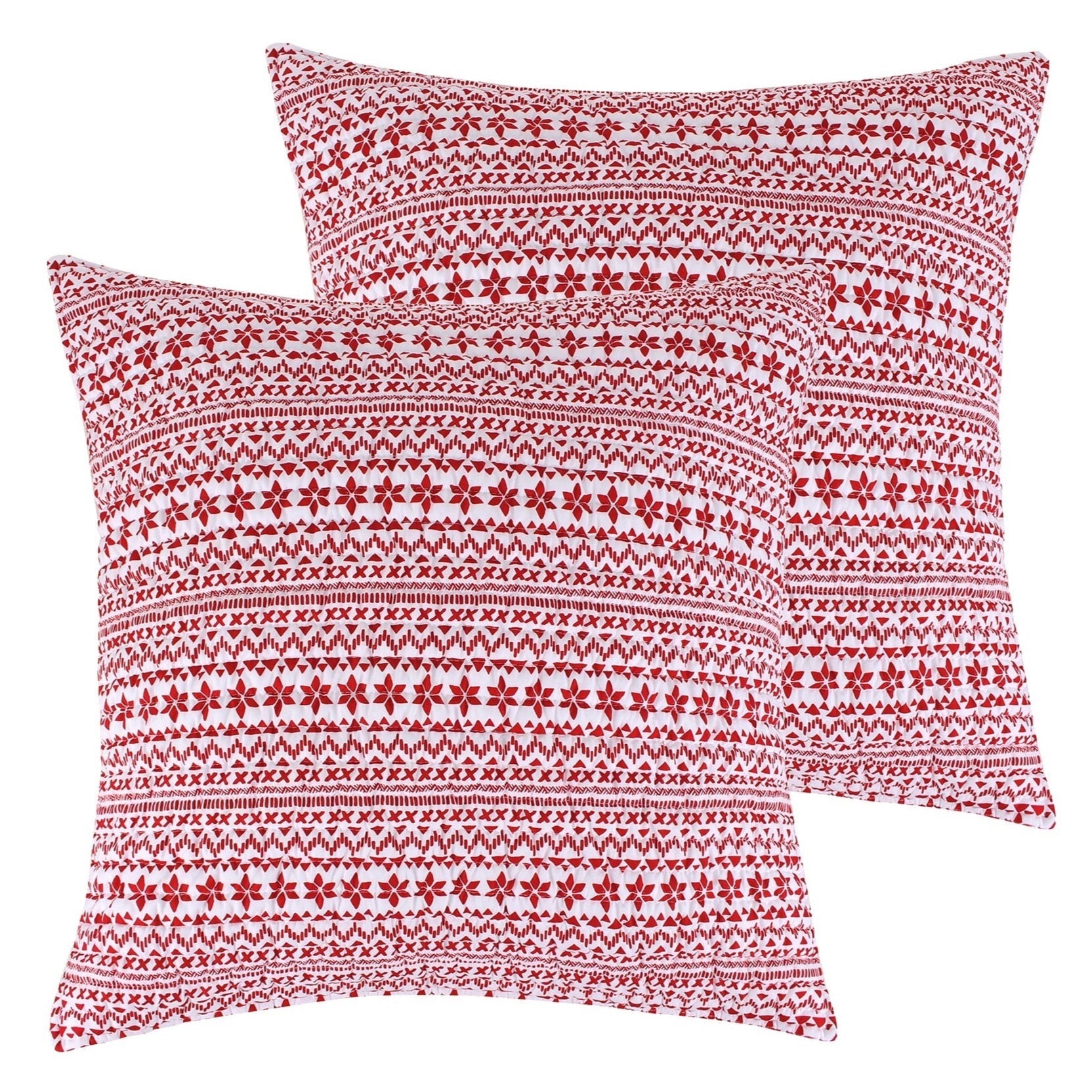 Levtex Home Merry & Bright Comet & Cupid Euro Sham - Set of 2 Euro Shams