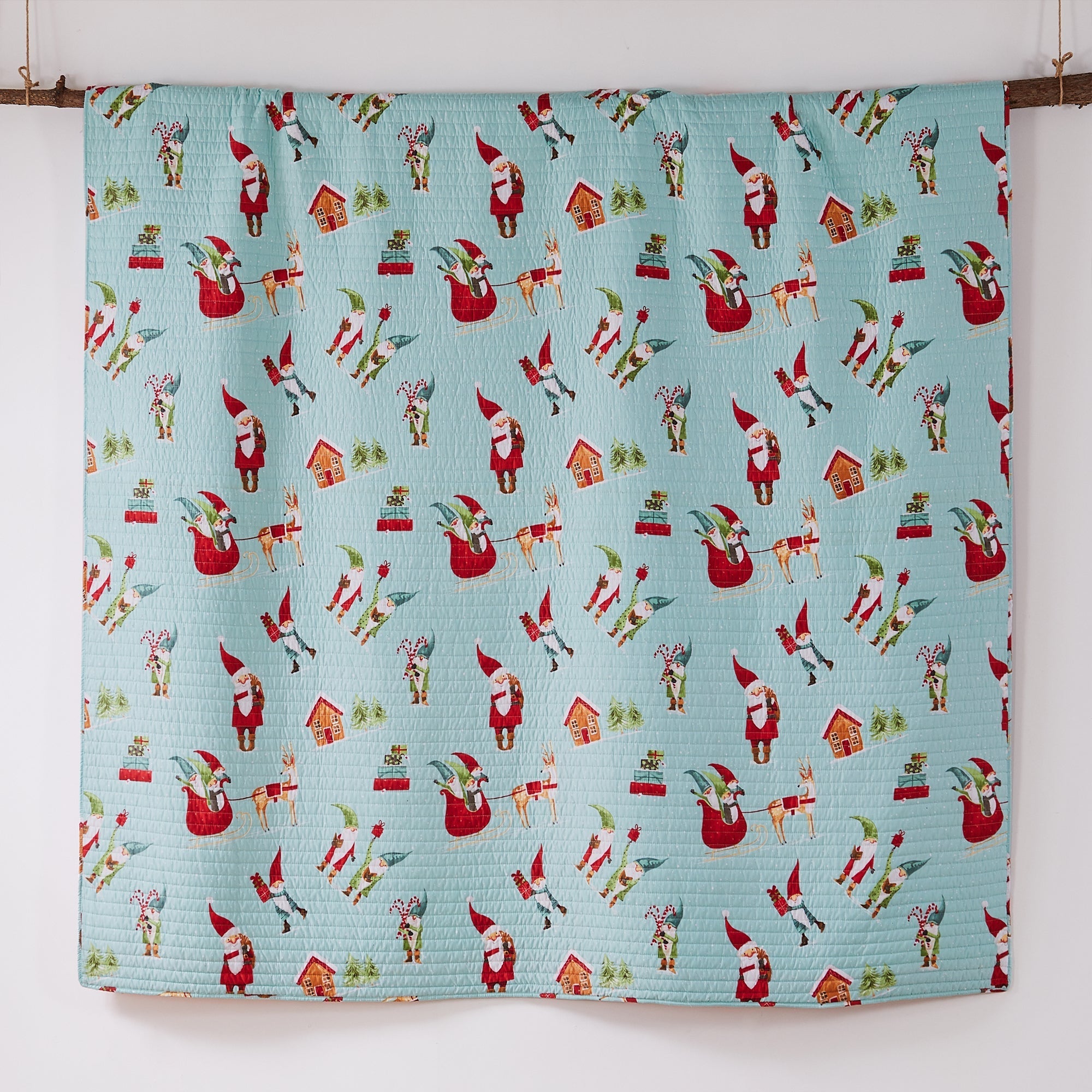 Levtex Home Gnome for the Holidays Quilt Quilts