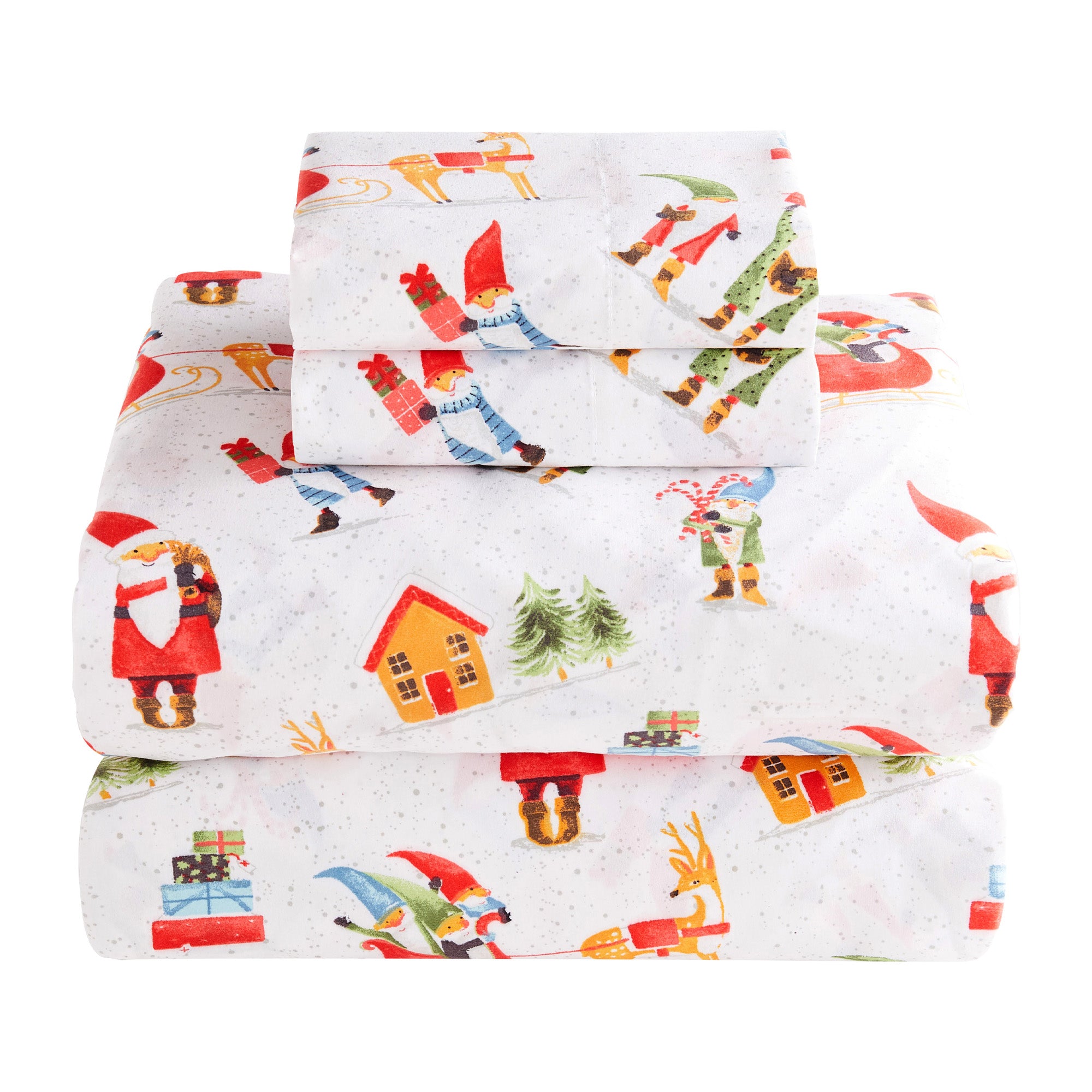 Levtex Home Gnome for the Holidays White Sheet Set Sheets