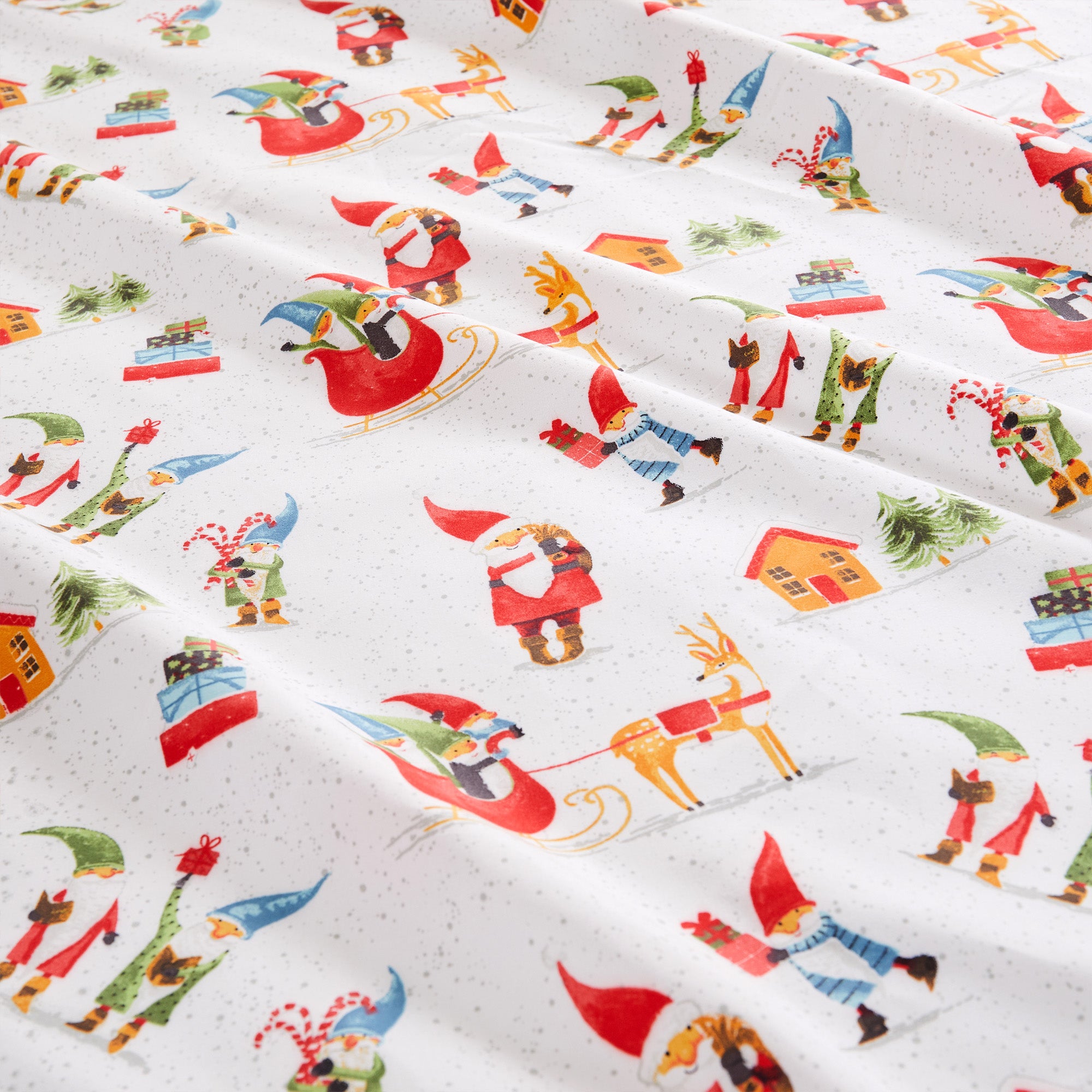 Levtex Home Gnome for the Holidays White Sheet Set Sheets
