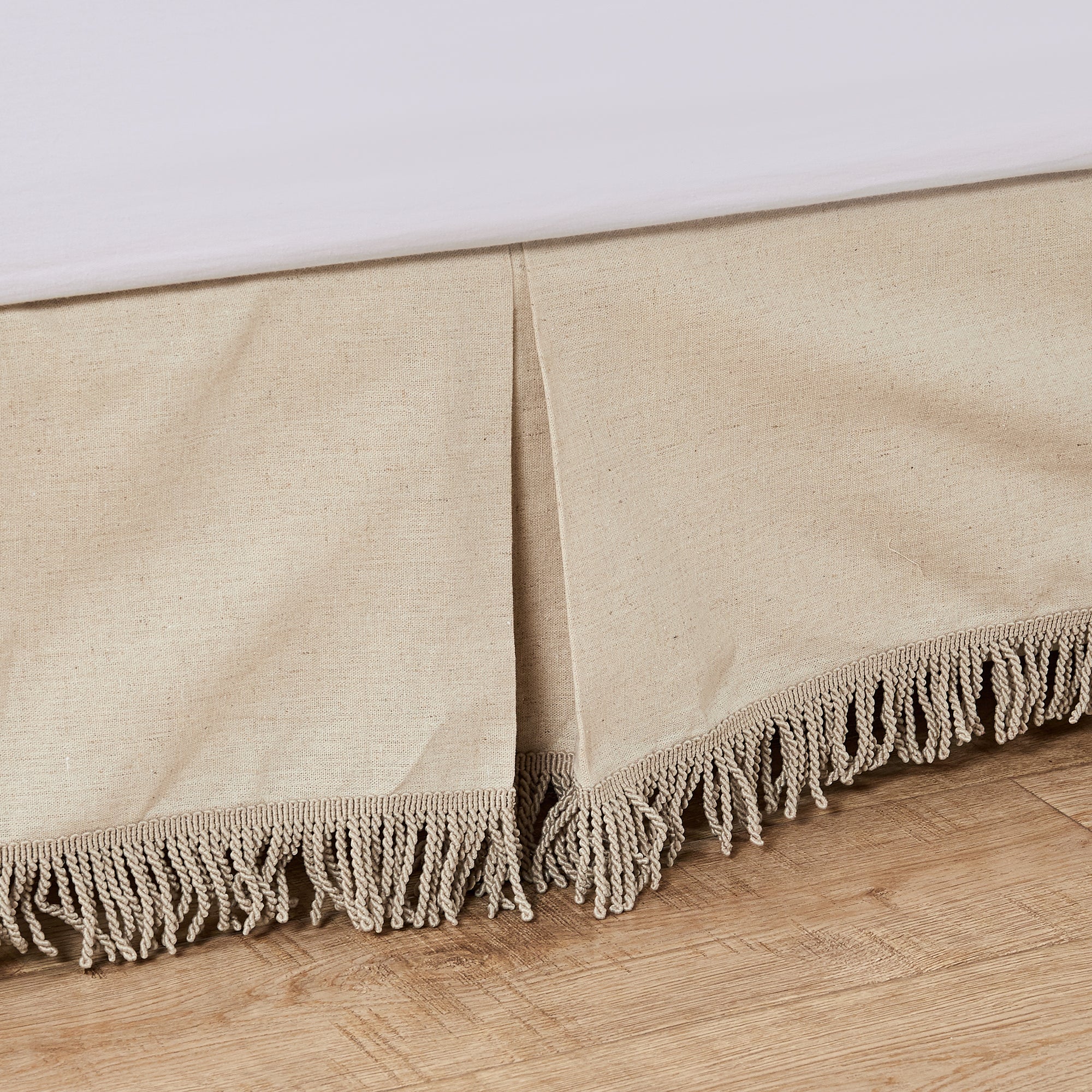 Levtex Home Nina Hessian Tassel Dust Ruffle Dust Ruffles