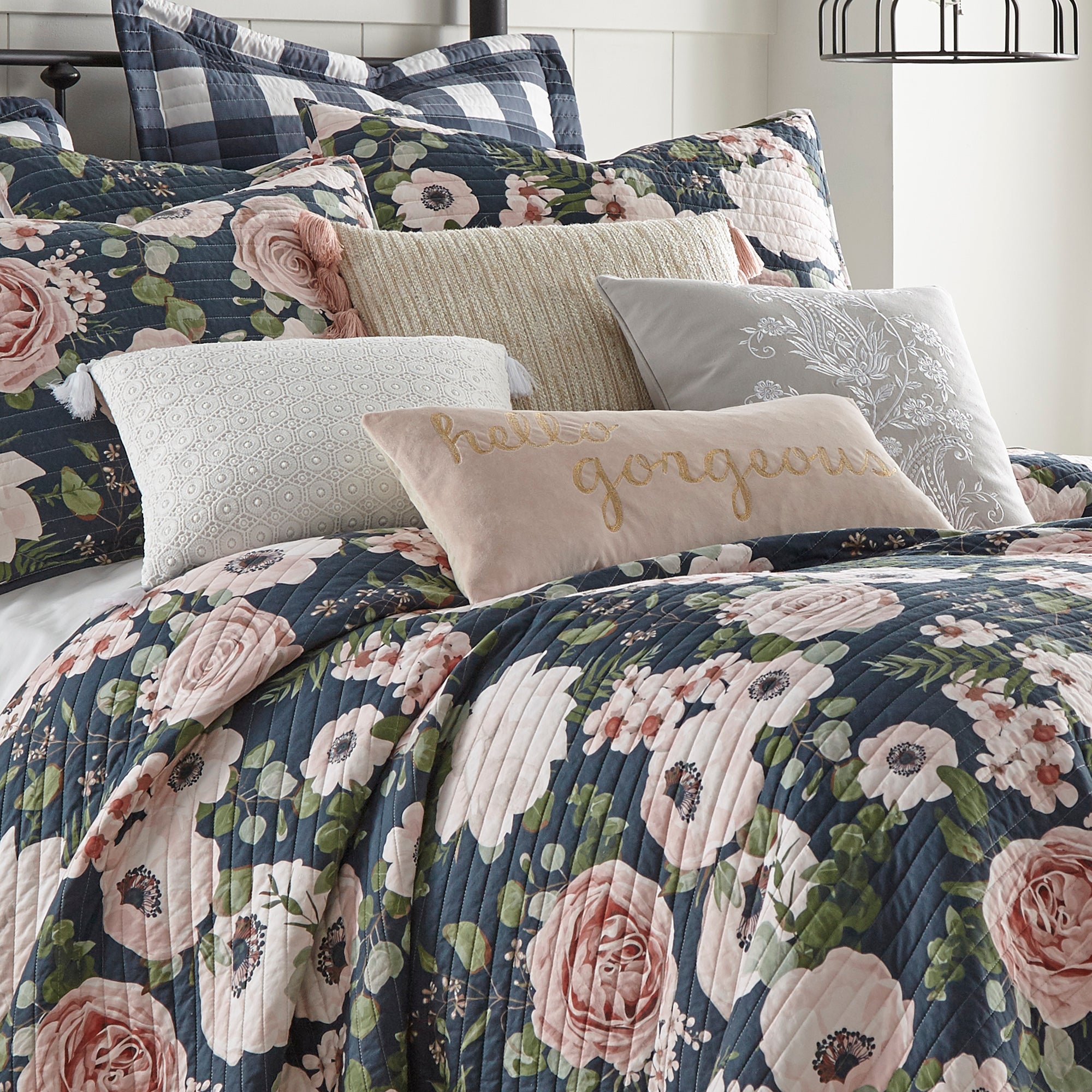 Levtex Home Fiori Hello Gorgeous Pillow Decorative Pillows