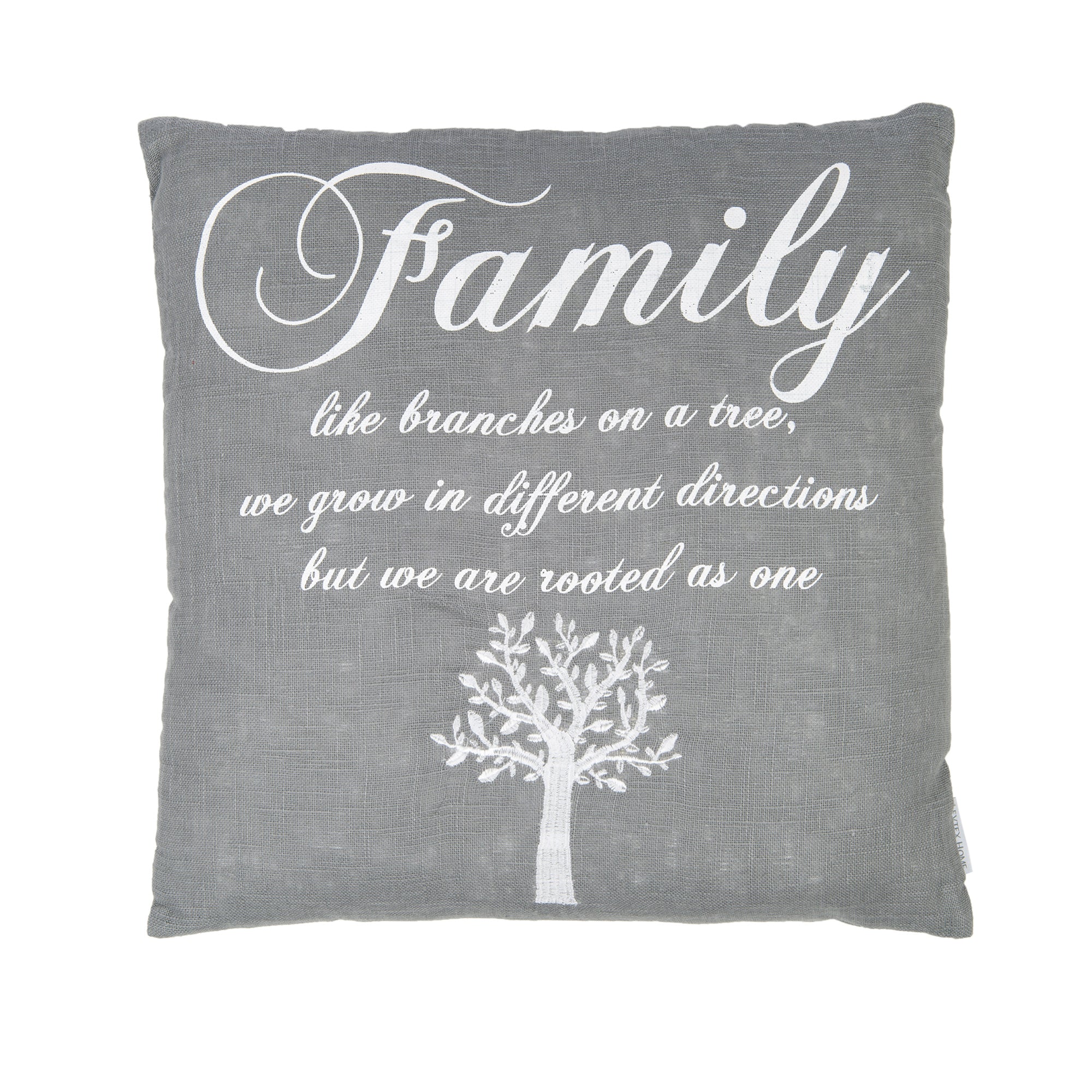 Levtex Home Family Grey Linen Ground Decorative Pillows