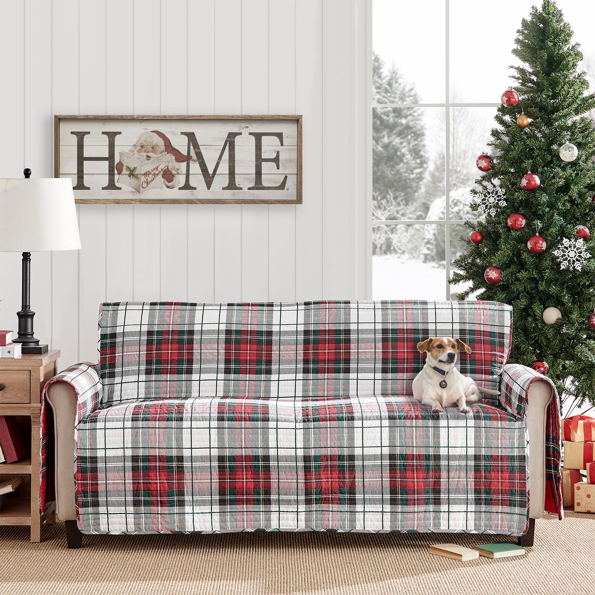 Levtex Home Spencer Plaid Furniture Cover Furniture Covers