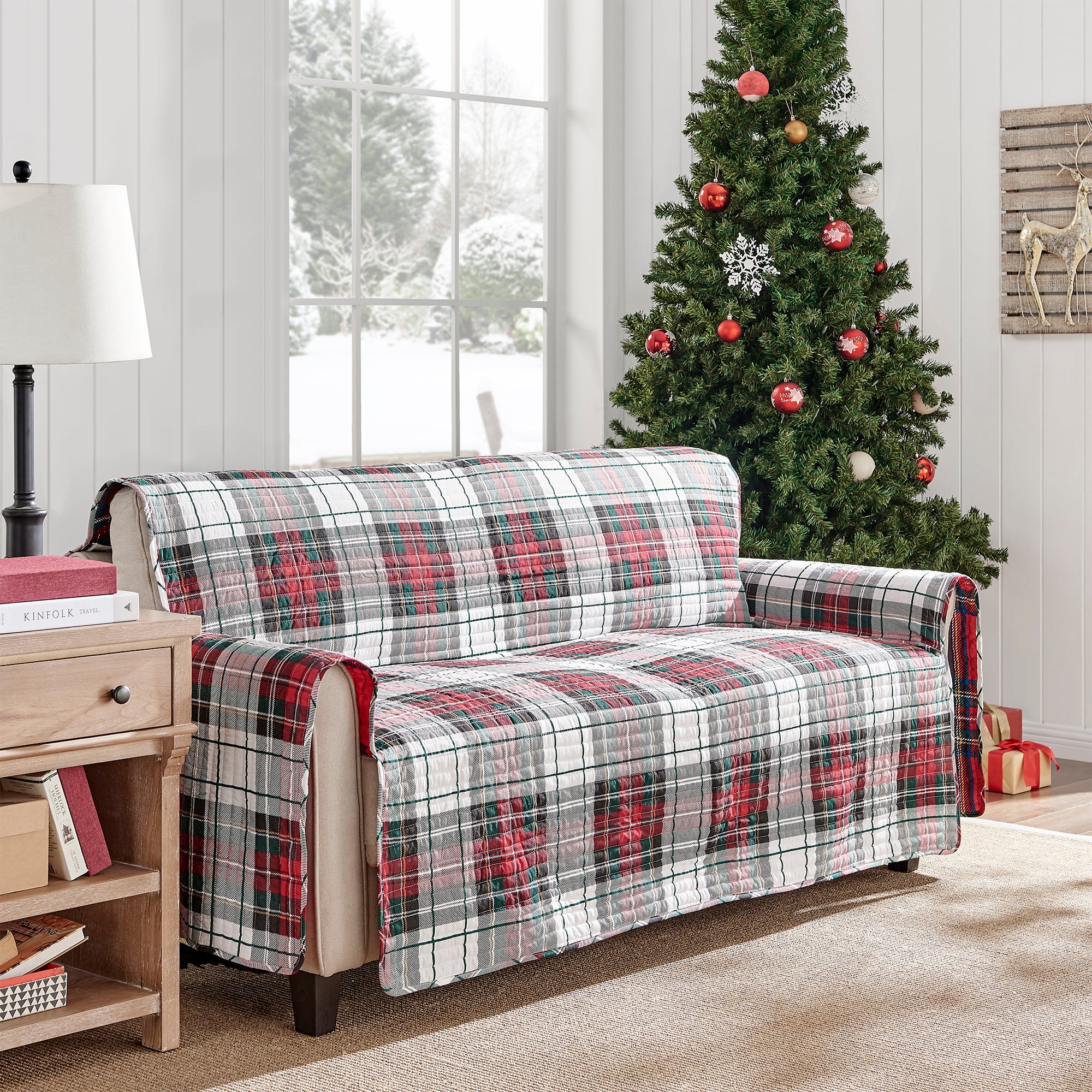 Levtex Home Spencer Plaid Furniture Cover Furniture Covers