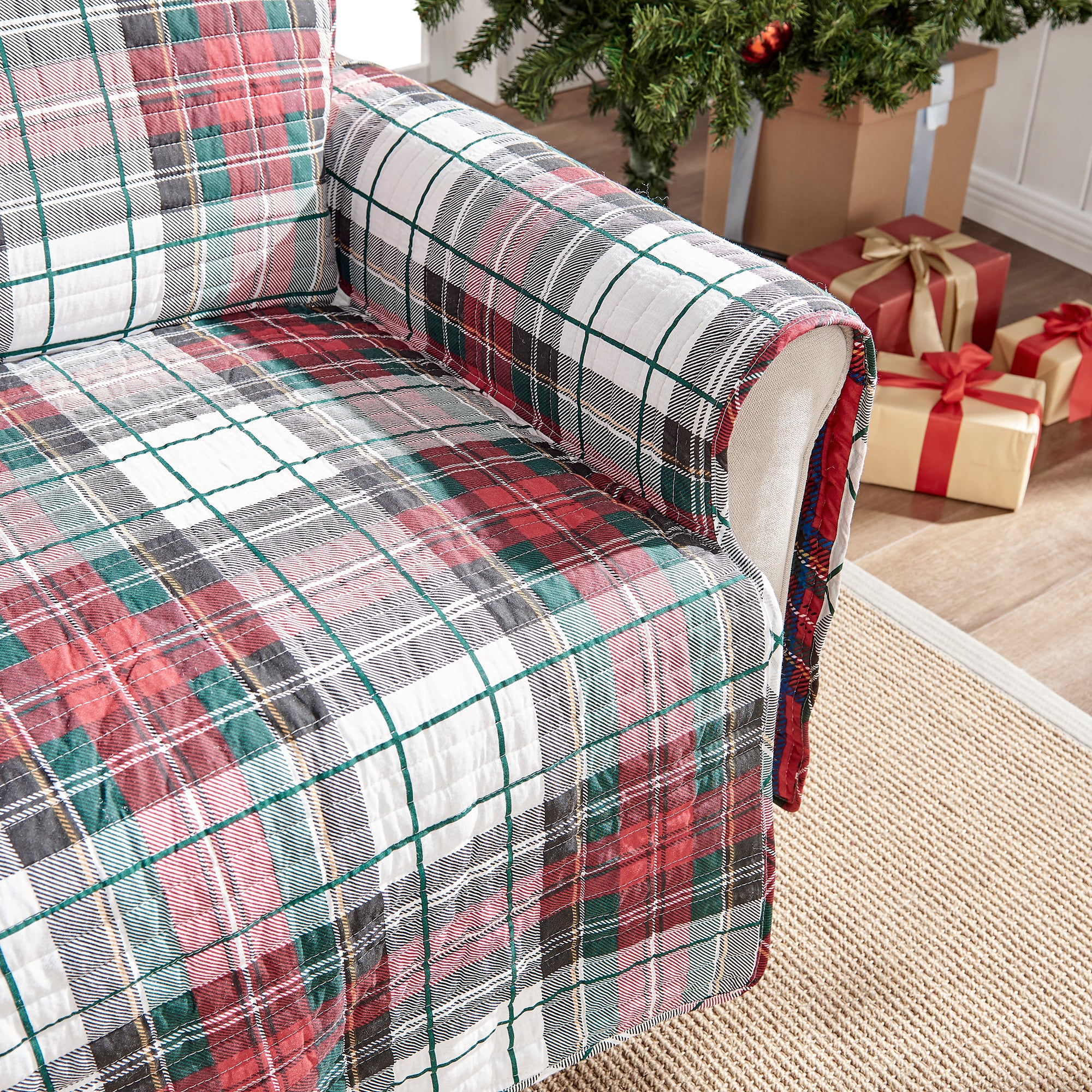 Levtex Home Spencer Plaid Furniture Cover Furniture Covers