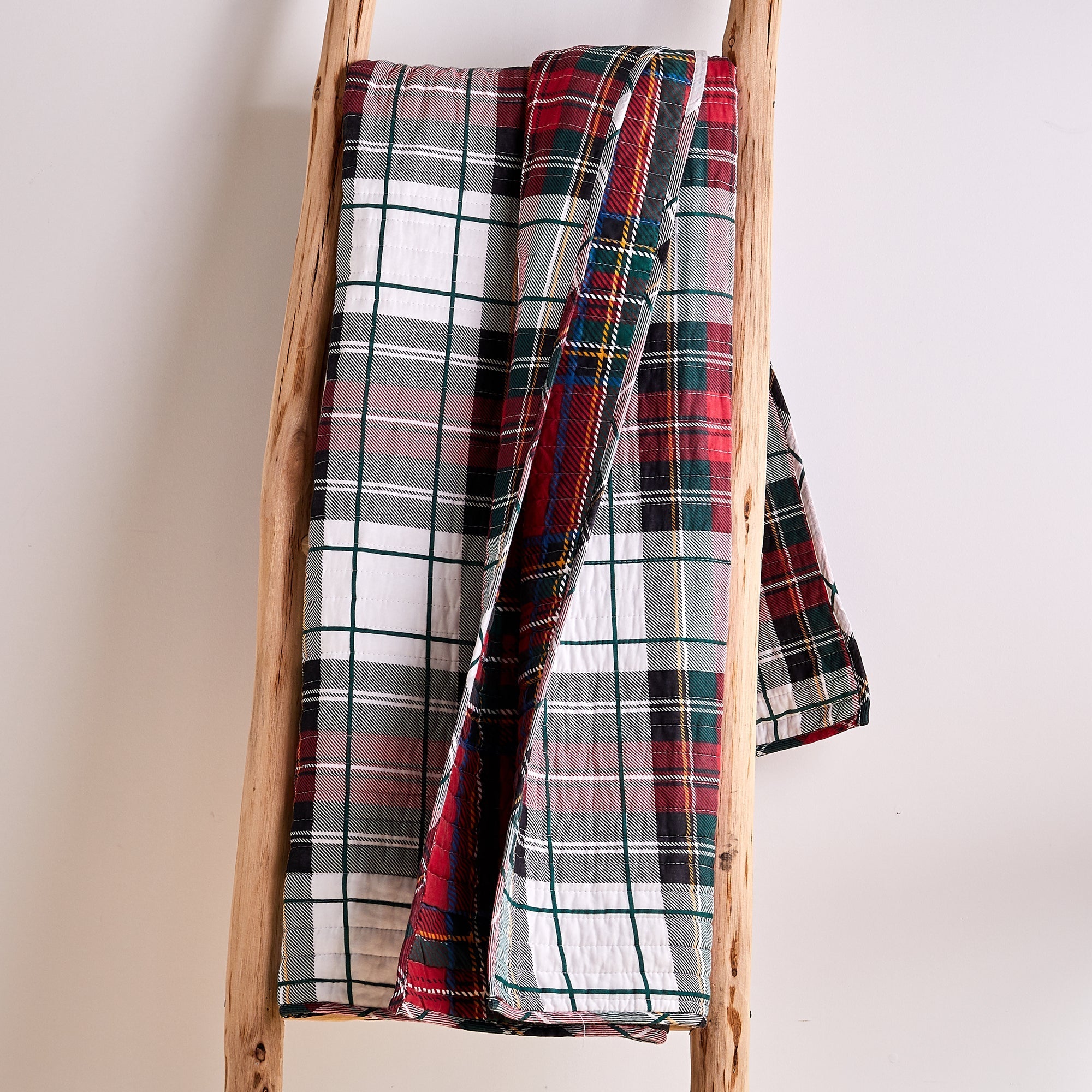 Levtex Home Spencer Plaid Quilted Throw Throws