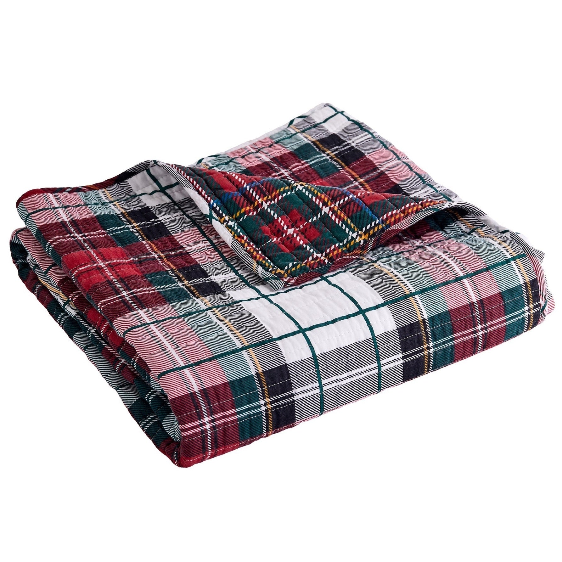 Levtex Home Spencer Plaid Quilted Throw Throws
