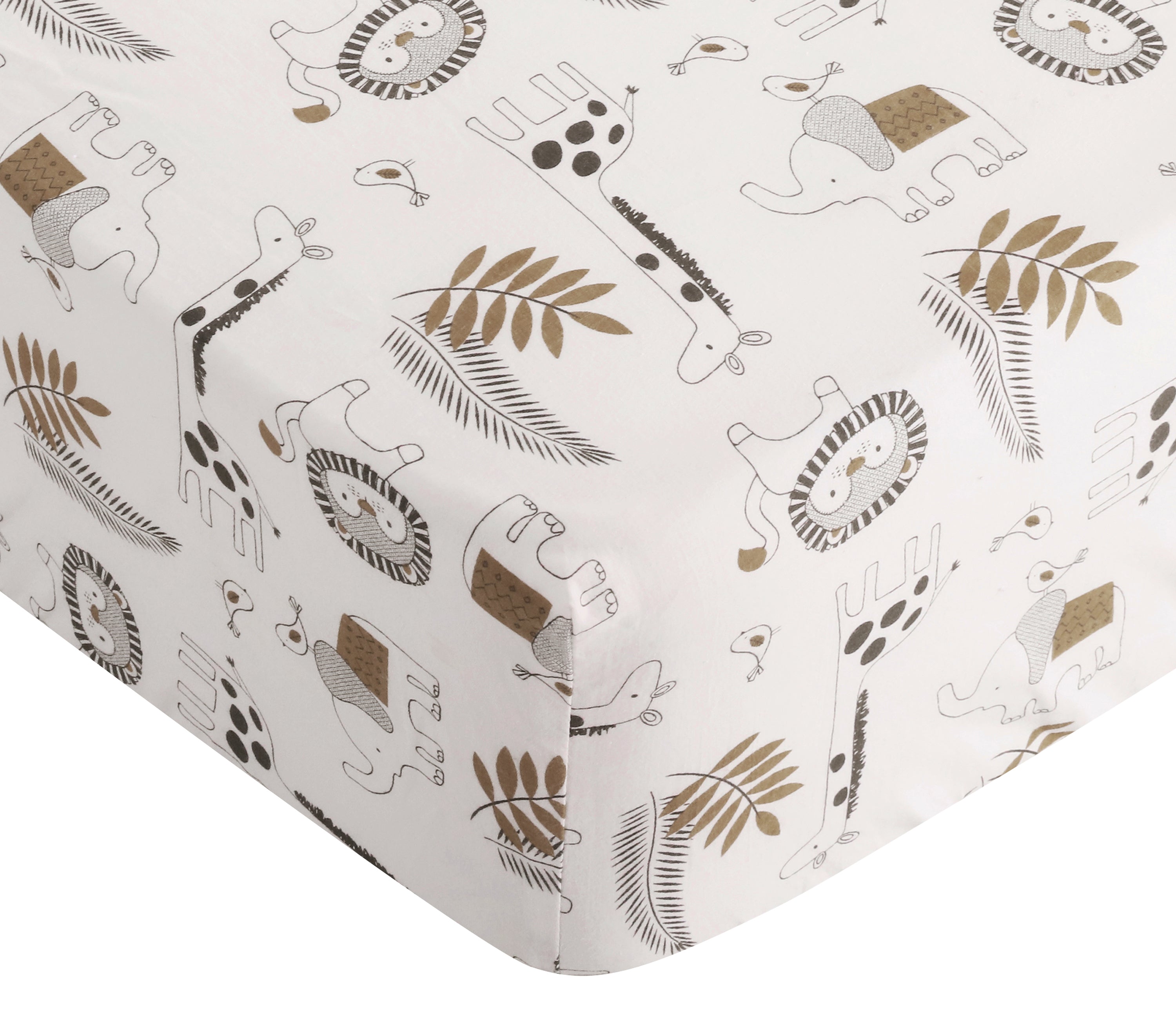 Levtex Home Tanzania Cotton Crib Fitted Sheet Crib Fitted Sheets