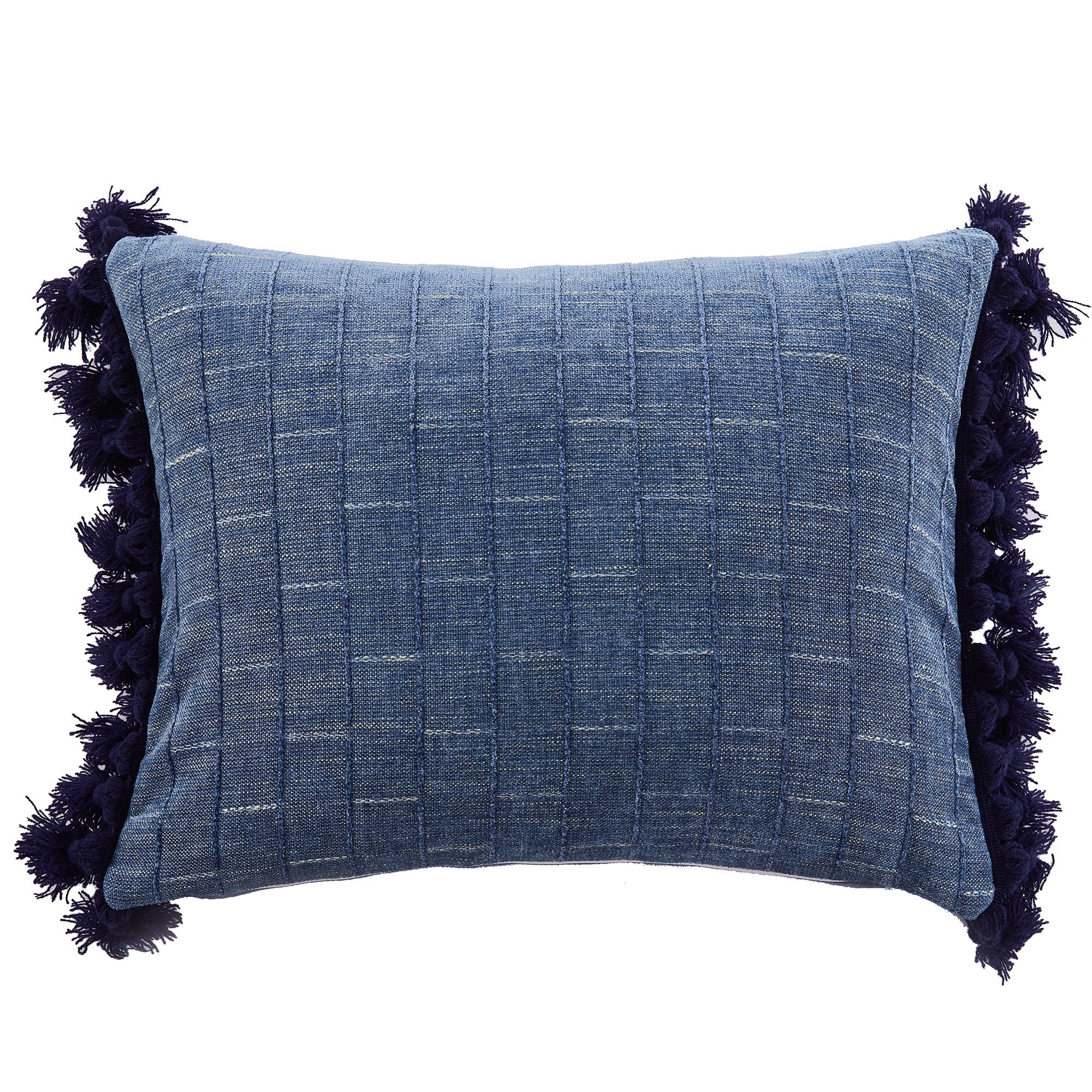 Levtex Home Bennett Chambray Tassel Pillow Decorative Pillows